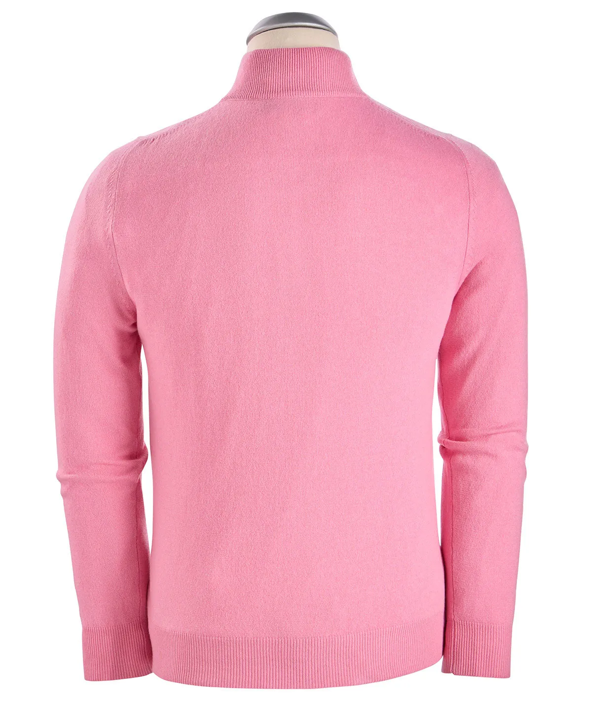 Heritage Italian 100% Cashmere Quarter-Zip Sweater