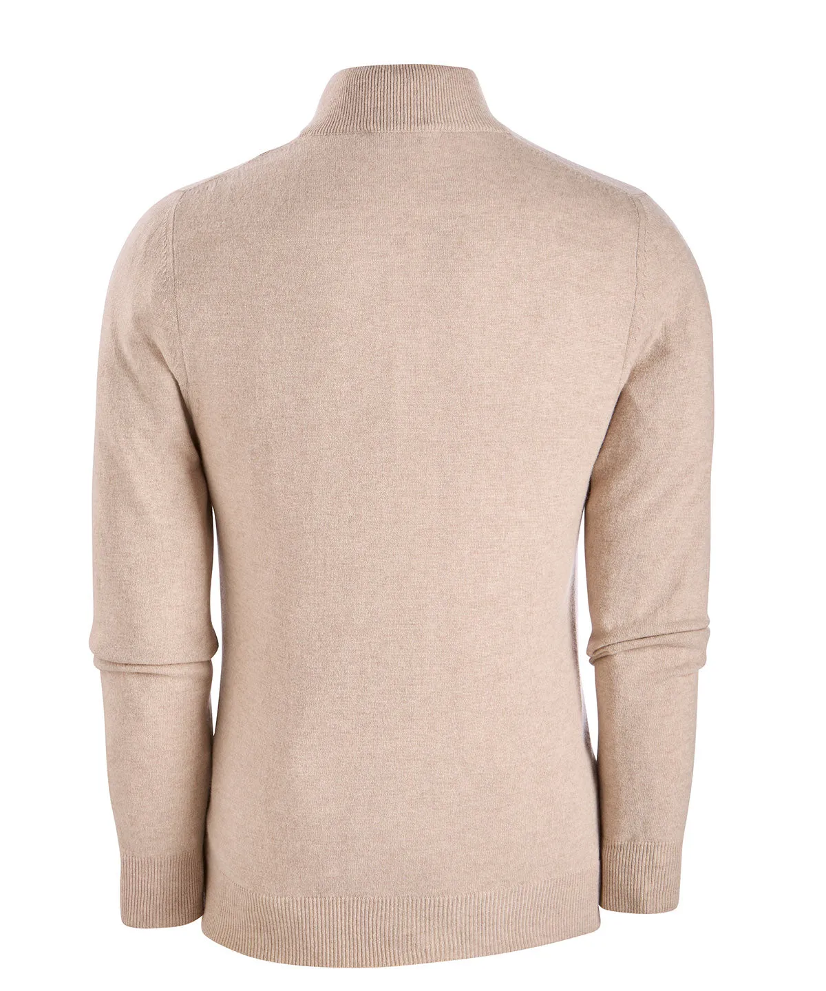 Heritage Italian 100% Cashmere Quarter-Zip Sweater