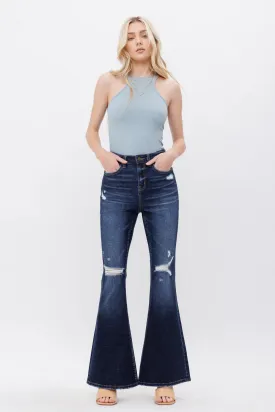 High Rise Dark Wash Denim Jeans