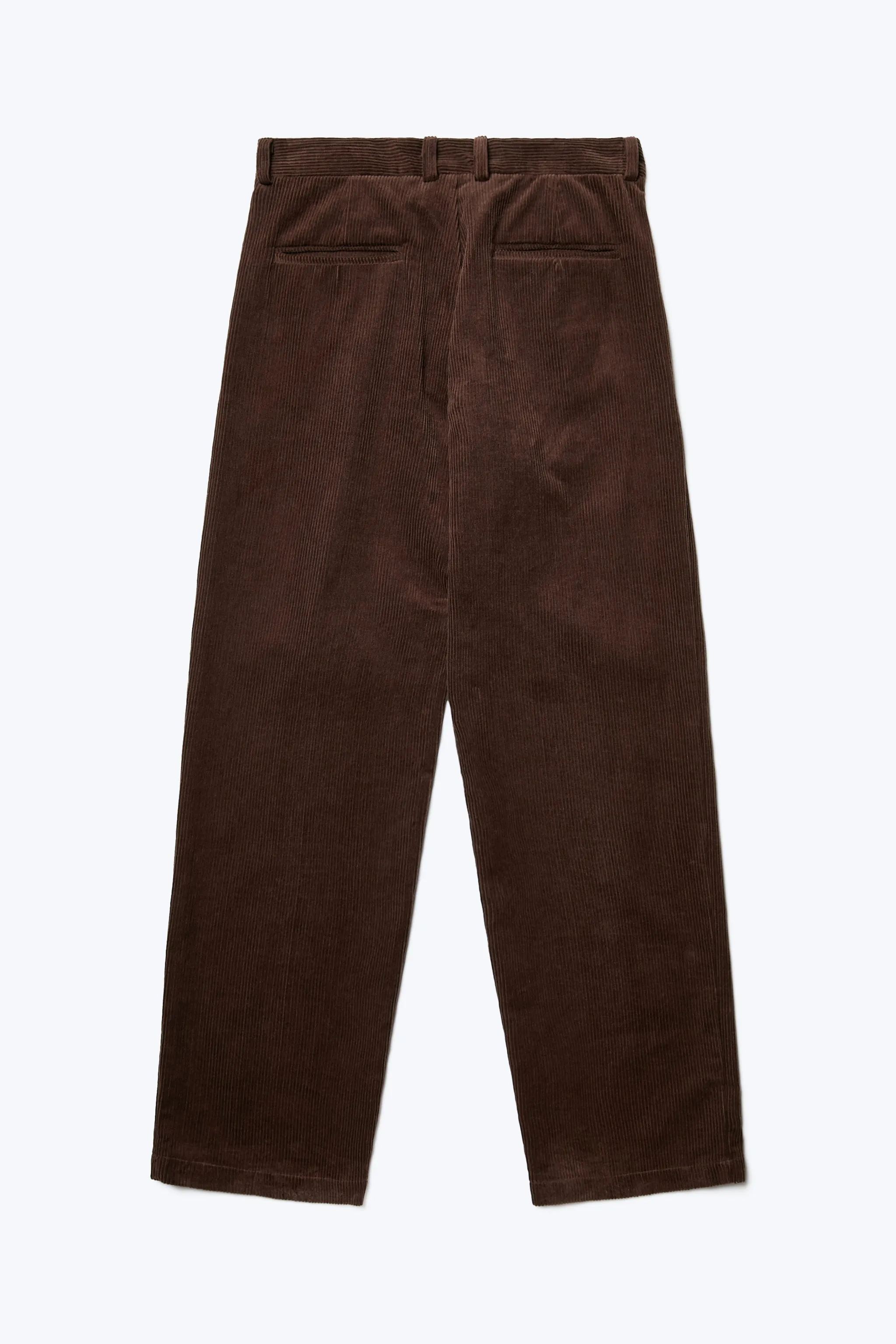 Intake Pleat Cord Pant Chocolate