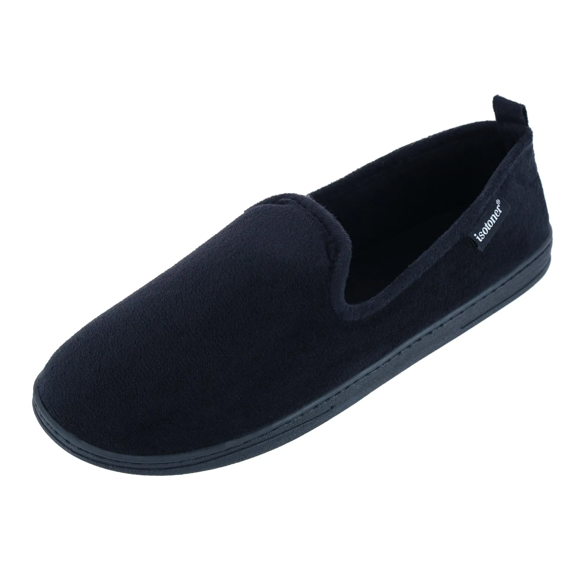 Isotoner Men's Microterry Samson Closed Back Slipper