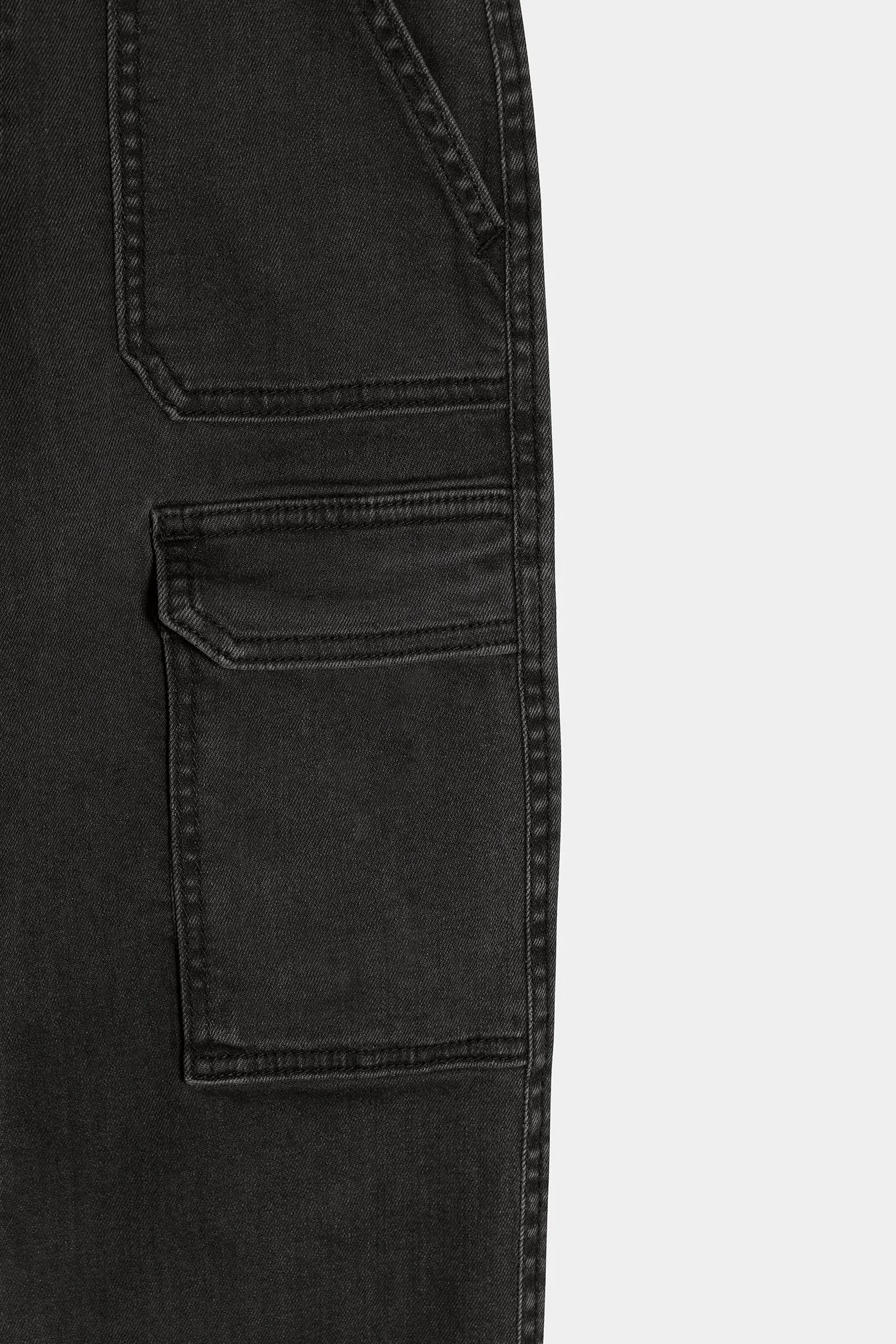 JEANS HIGH RISE CARGO DENIM