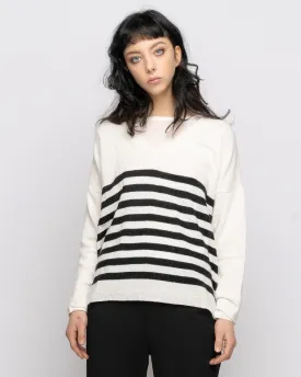 Kashmir Blend Striped Sweater