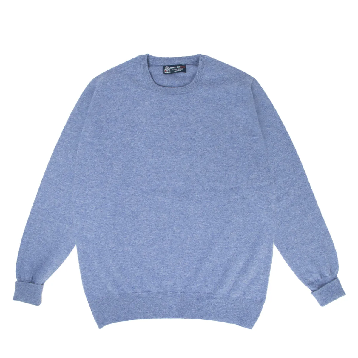 Lapis Blue Highclere Cashmere Crew Neck Sweater