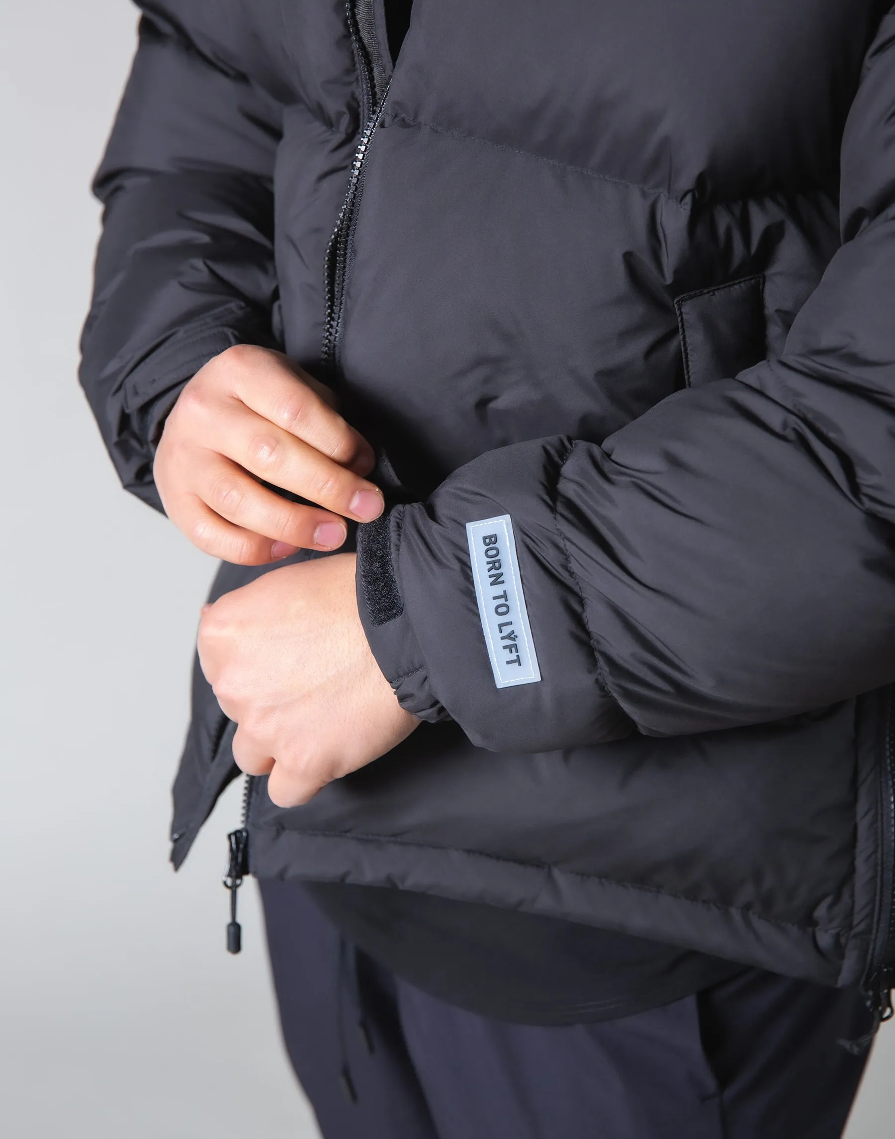 LÝFT Genuine Down Jacket - 90:10 - Black