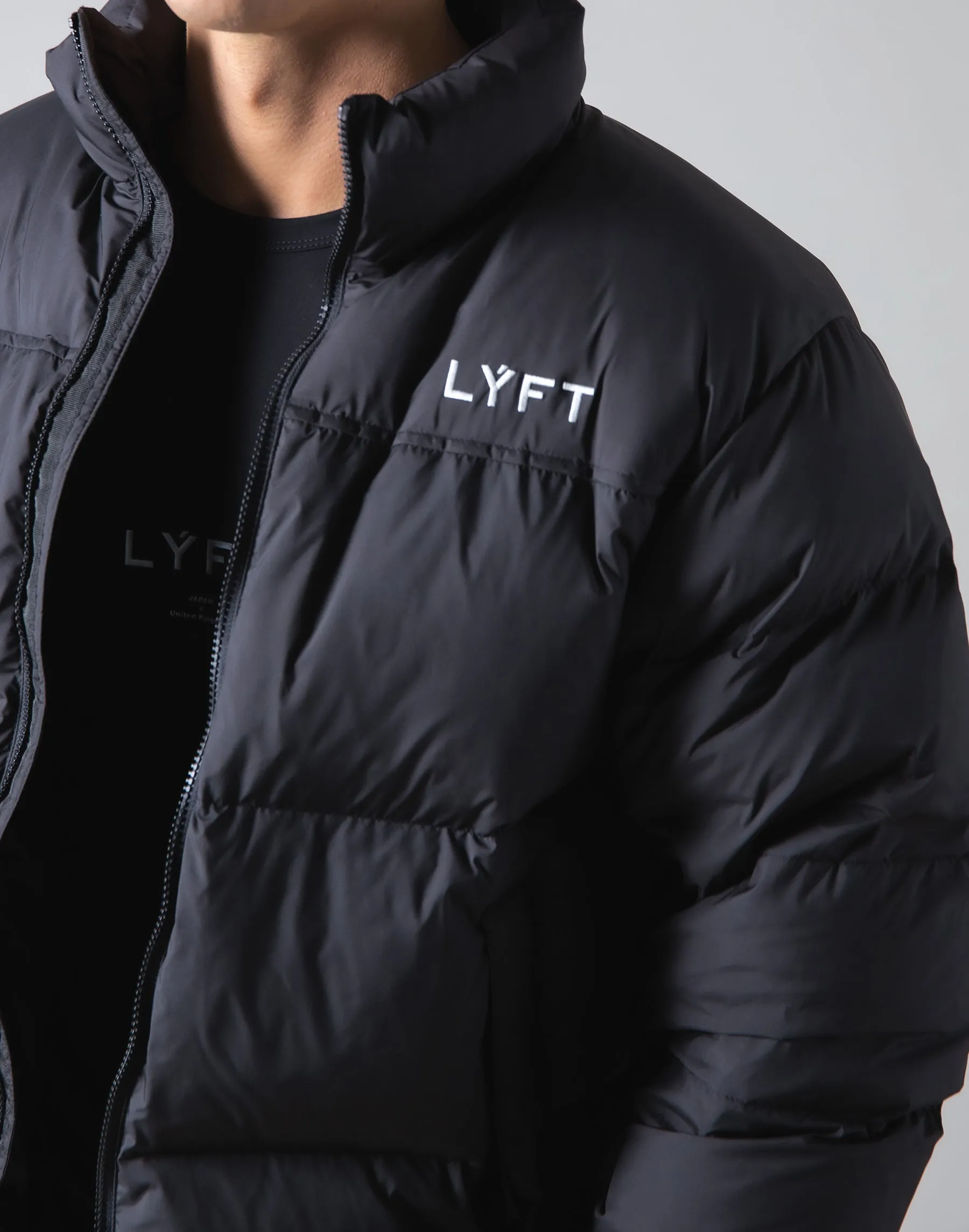 LÝFT Genuine Down Jacket - 90:10 - Black