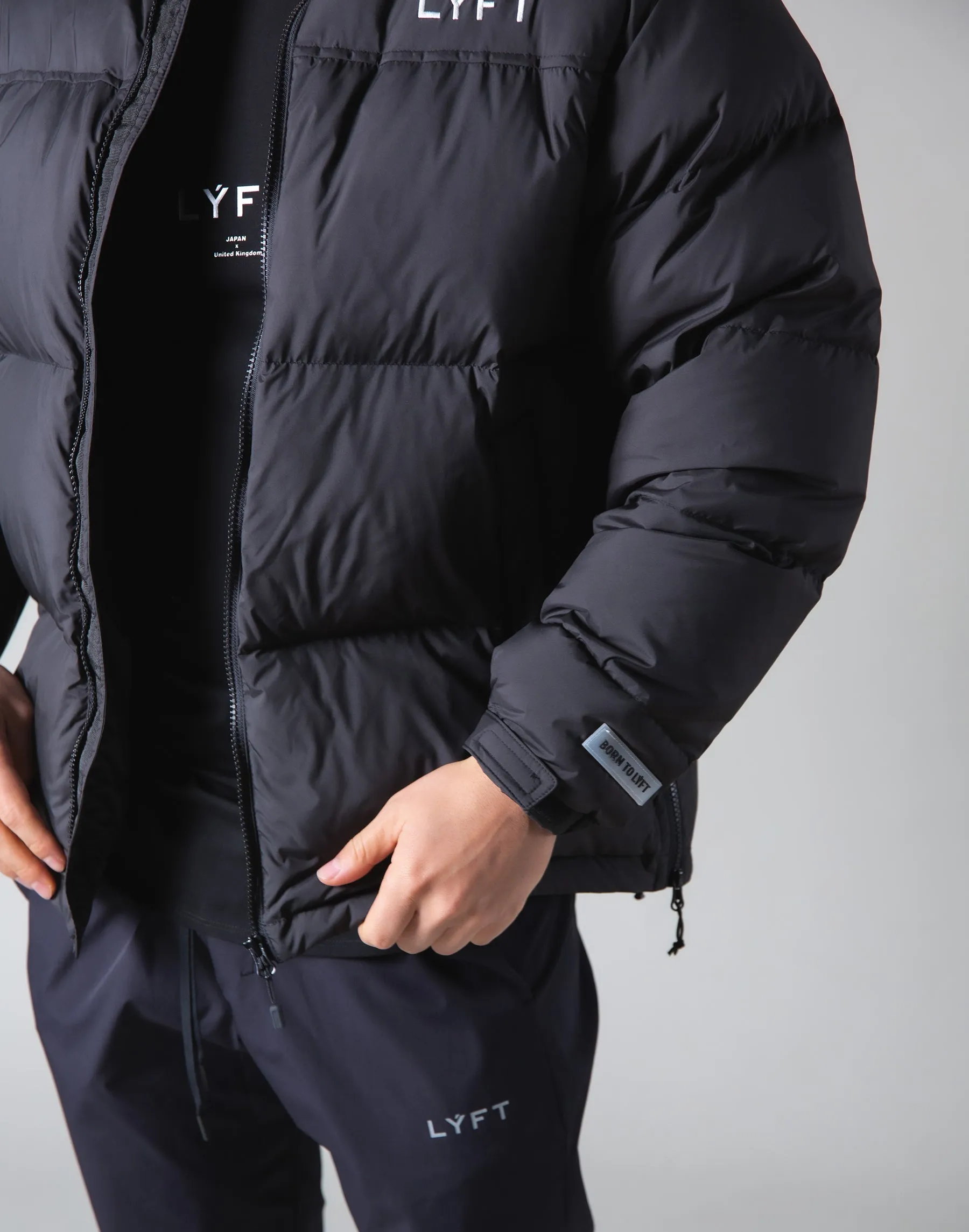 LÝFT Genuine Down Jacket - 90:10 - Black