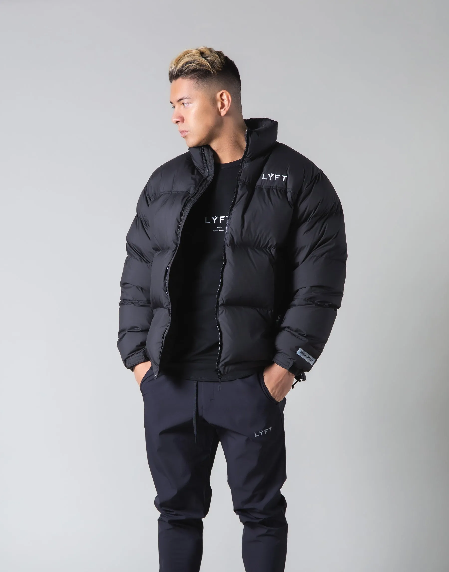 LÝFT Genuine Down Jacket - 90:10 - Black