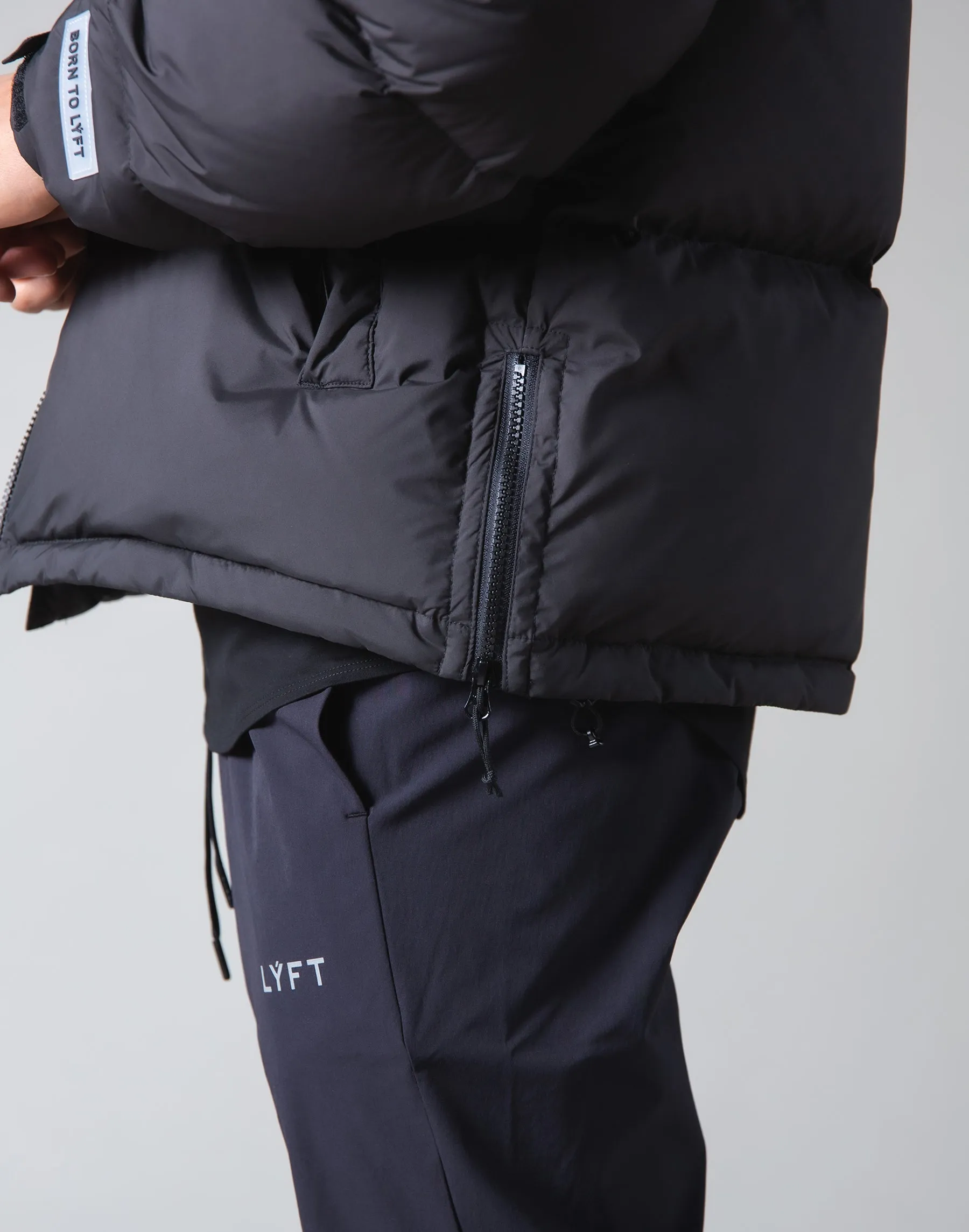 LÝFT Genuine Down Jacket - 90:10 - Black