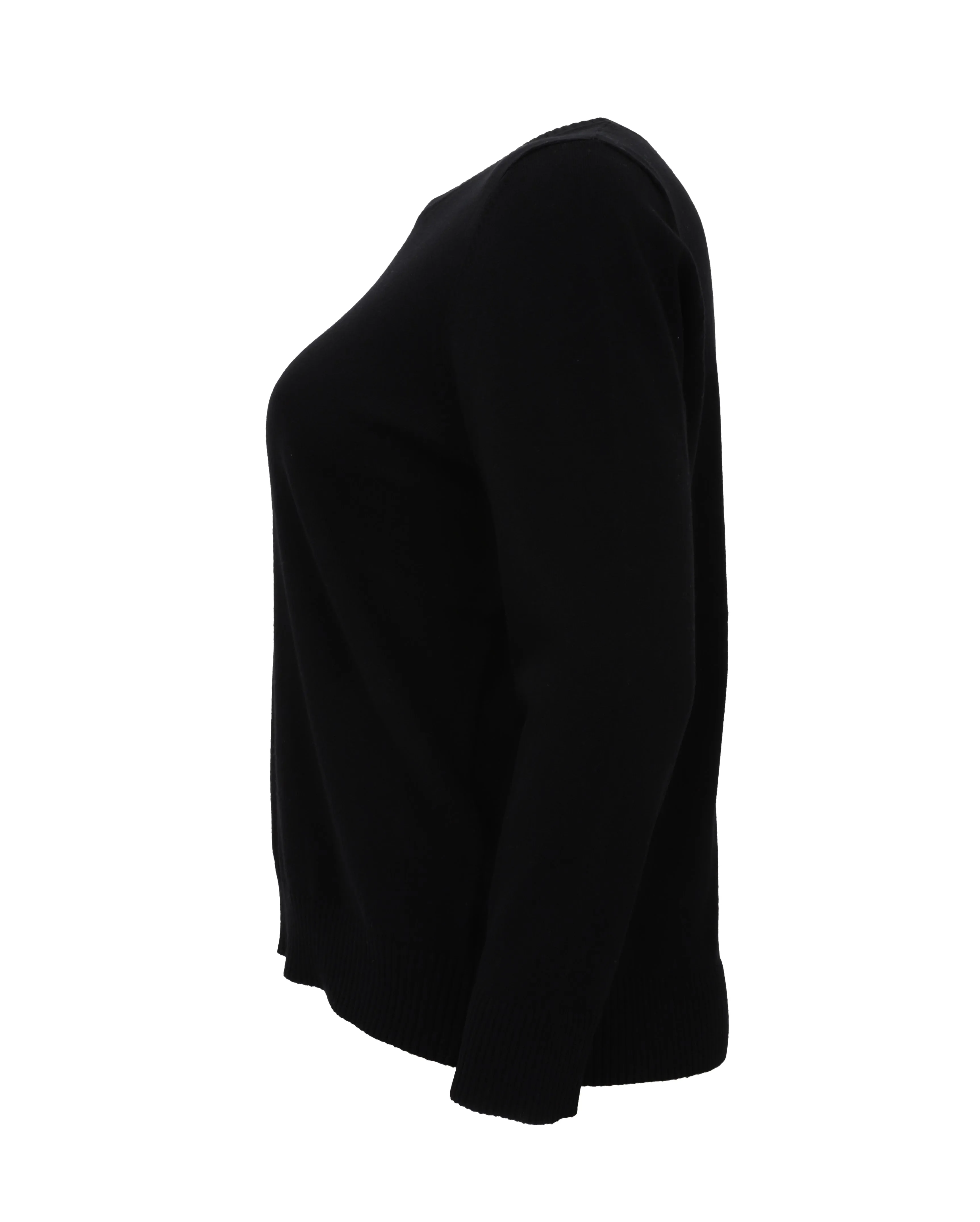 Lisa Todd Keep 'Em guessing Lofty Cotton Luxe Sweater in Black