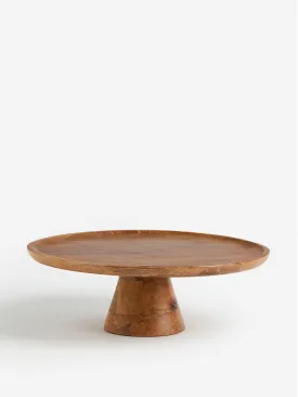 Mango wood cake stand