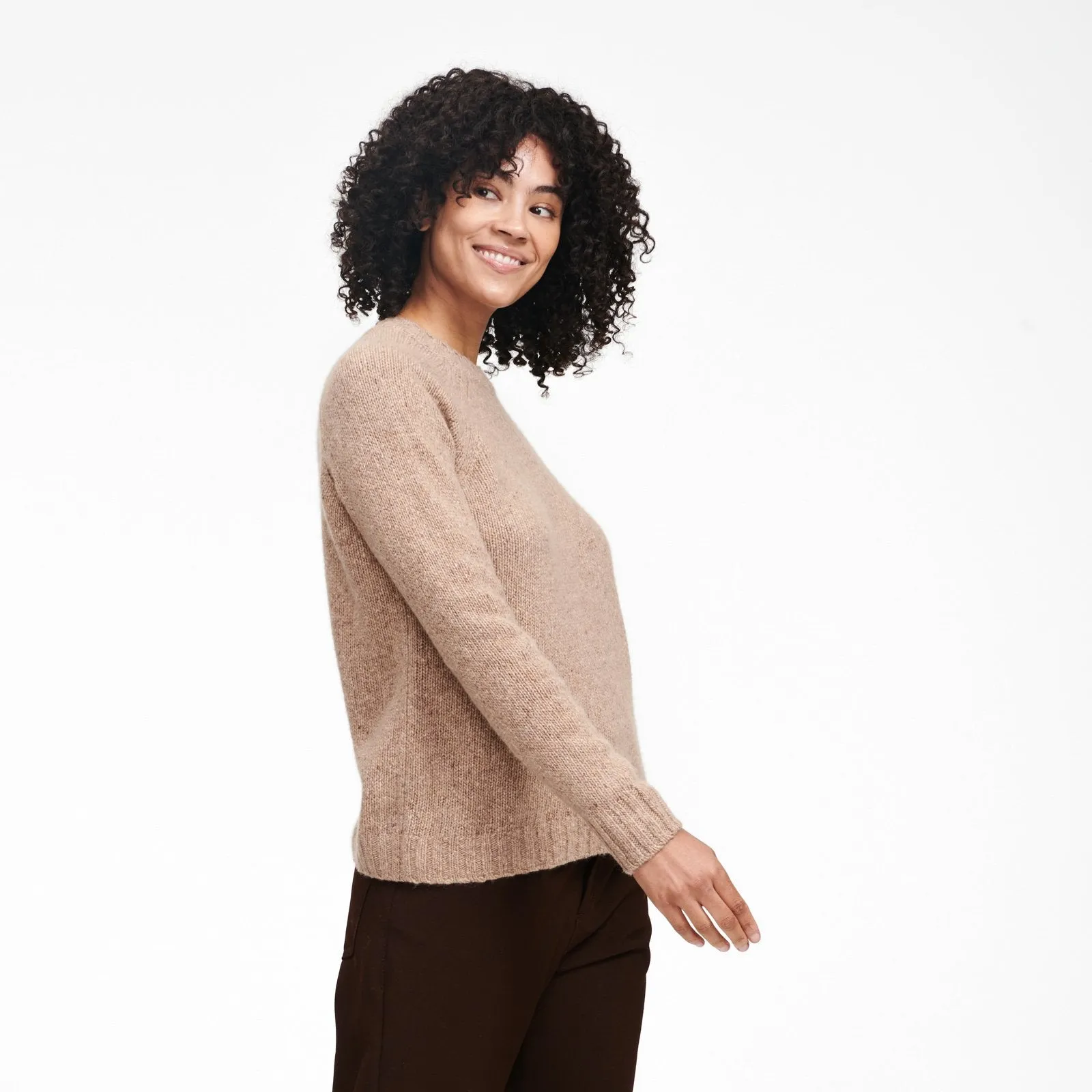 Marled Cashmere Boyfriend Sweater