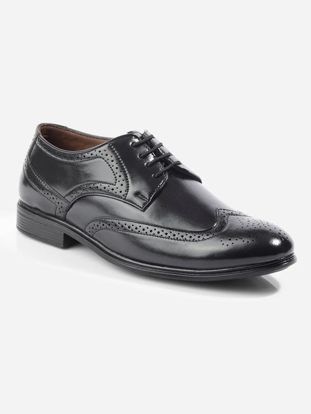 Men's Black Regular Toe Lace Up Formal (IX1079)