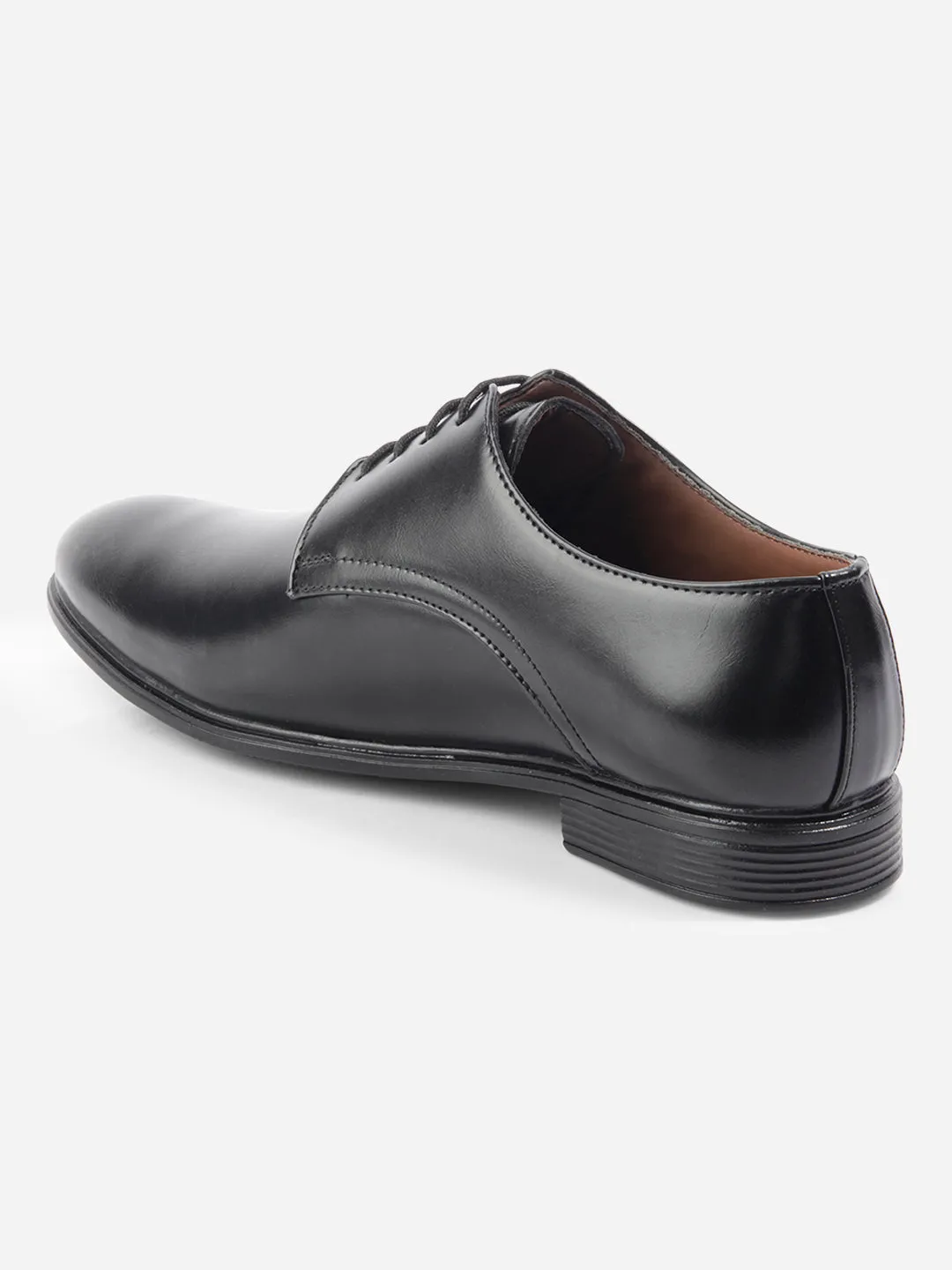 Men's Black Round Toe Lace Up Formal (IX1076)