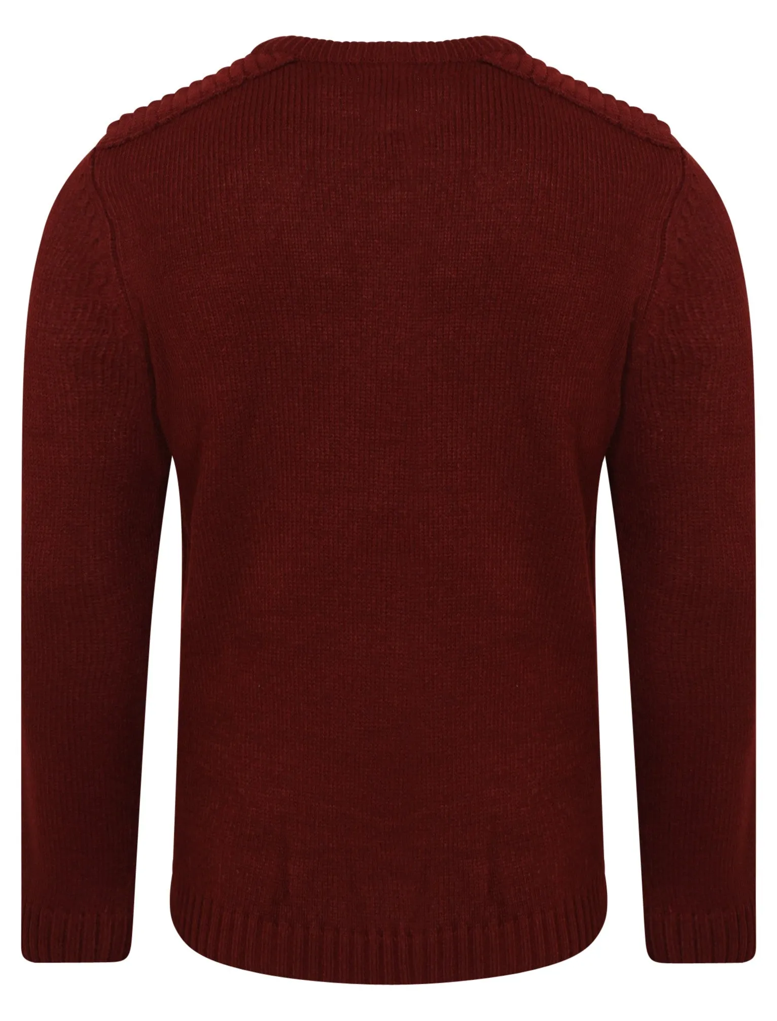 Minos Knitted Jumper in Oxblood - Kensington Eastside