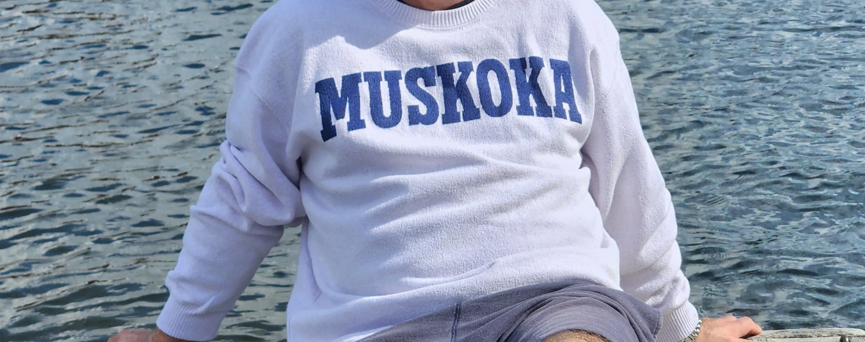 Nantucket Style Muskoka Sweatshirt in Grey