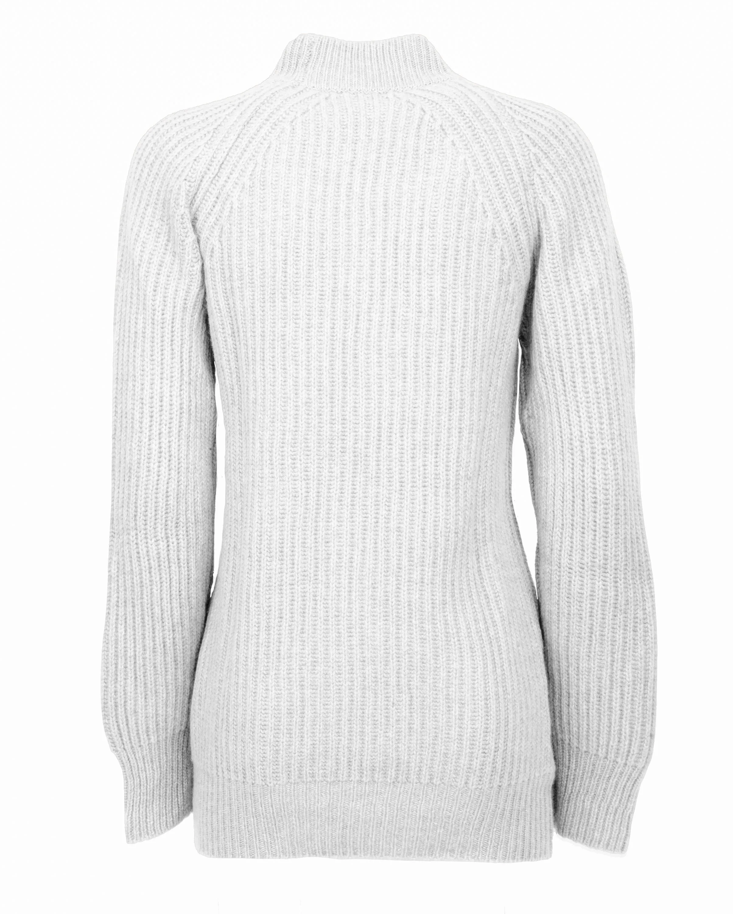 NEW FALL 24 - Women's Pure Cashmere Chunky Crew Neck Off White