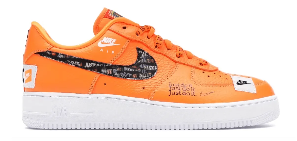 Nike Air Force 1 Low Just Do It Pack Total Orange