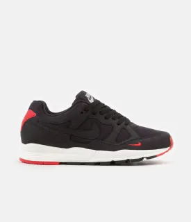 Nike Air Span II SE Shoes - Oil Grey / Black - University Red - Sail