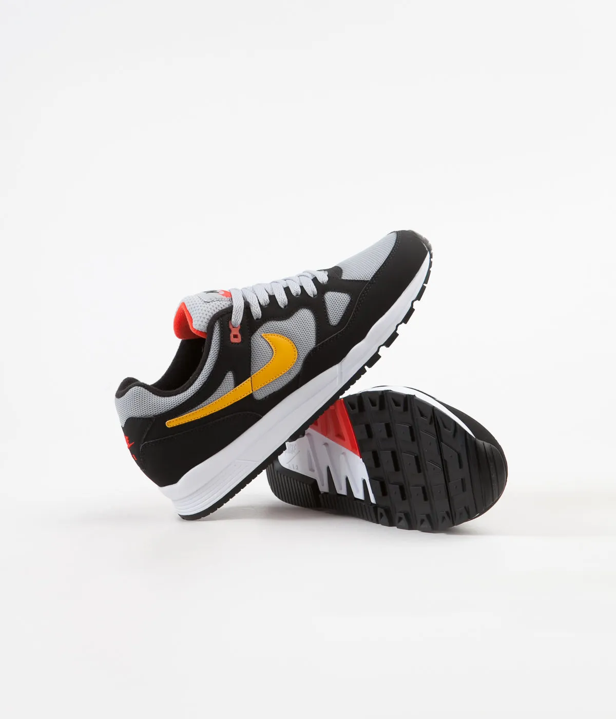 Nike Air Span II Shoes - Black / Yellow Ochre - Wolf Grey