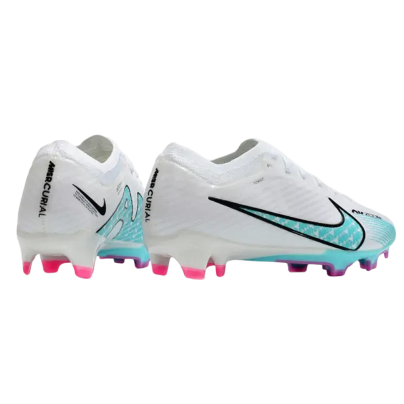 Nike Mercurial Vapor 14 Elite FG White Blue - Goatkits Boots