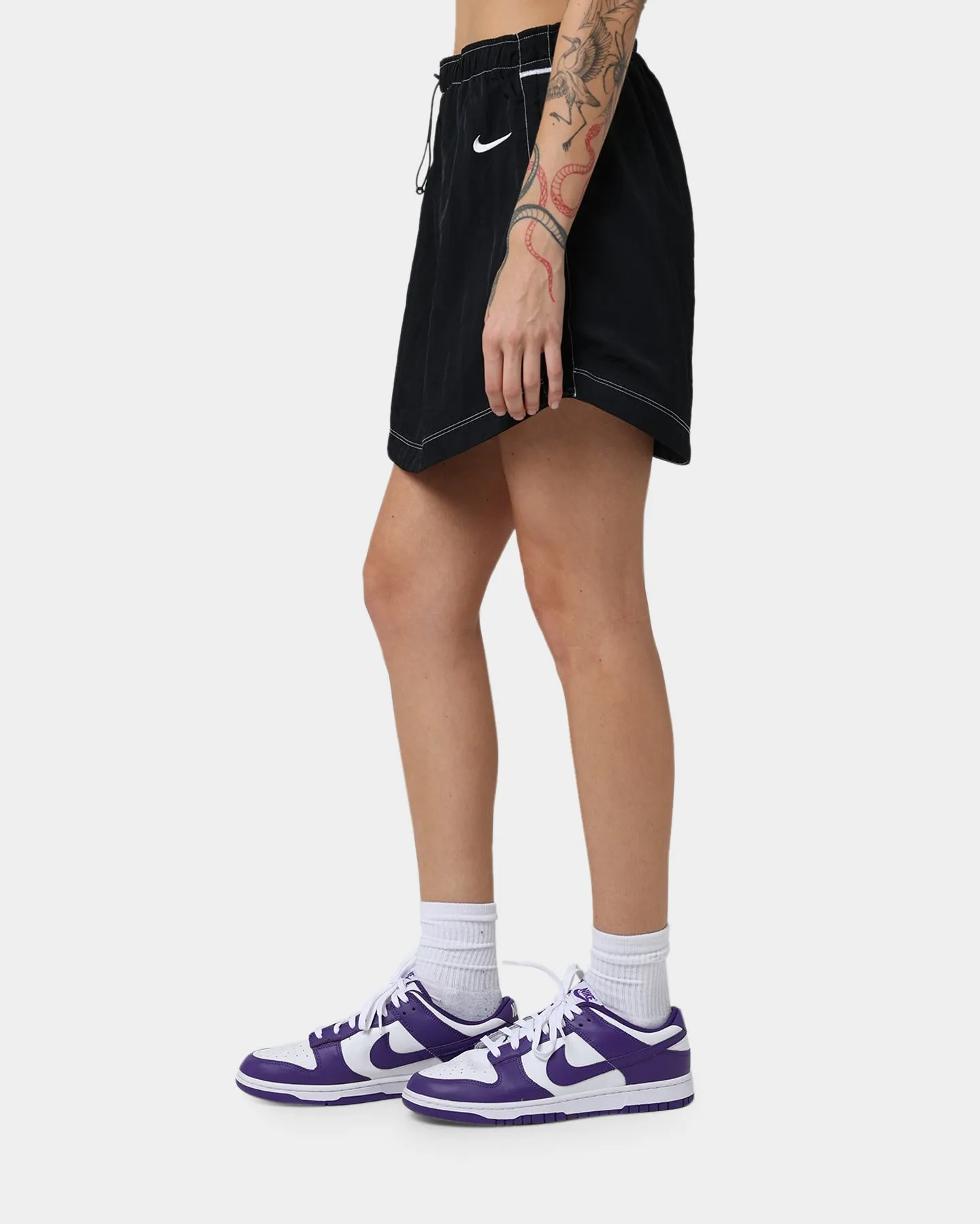 Nike Women's Sportwear Woven High-Rise Skirt Black/White