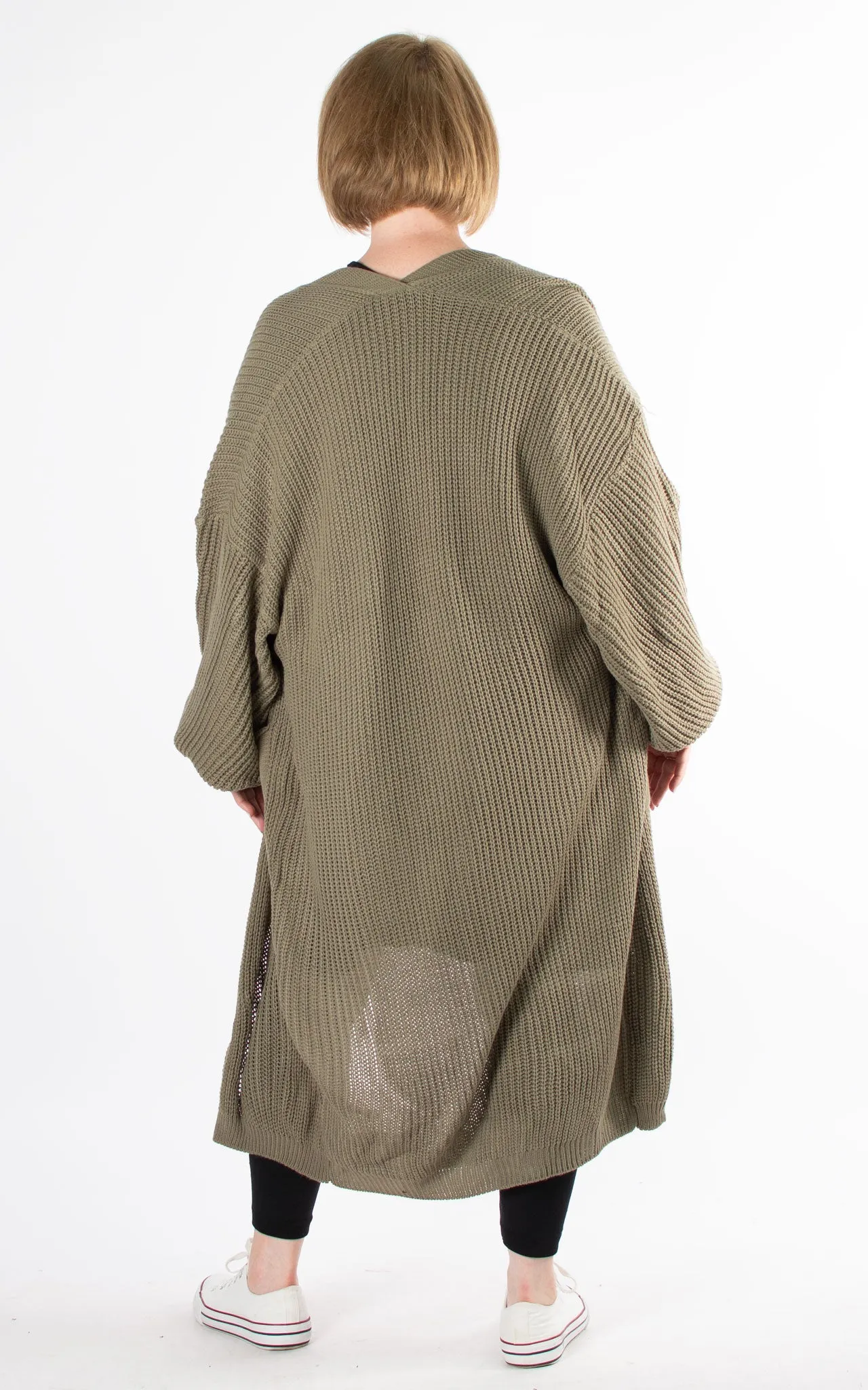 Ottie Oversized Cardigan | Light Khaki