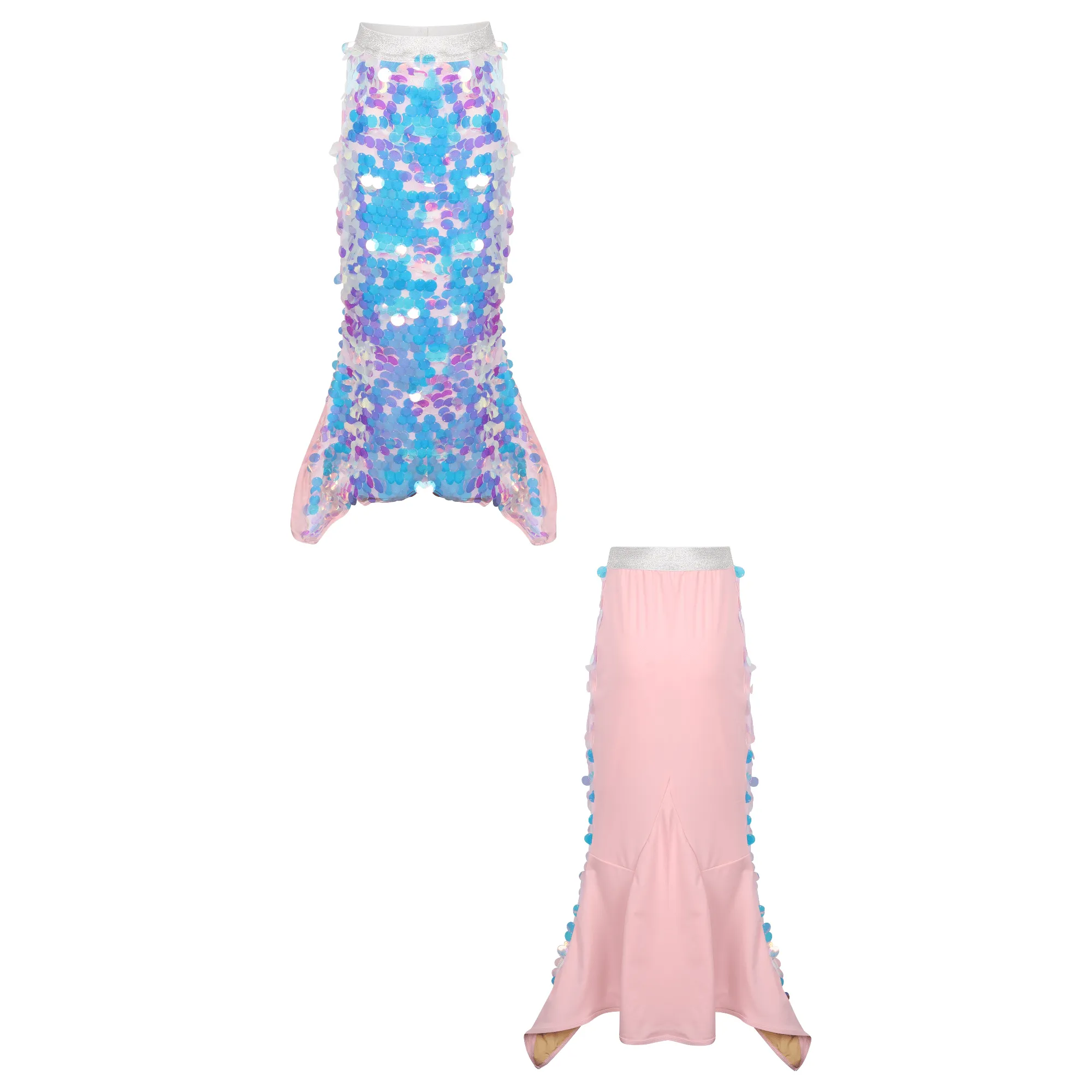 Paillette Mermaid Tail Skirt