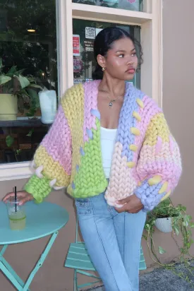 Pastel Colossal Knit Cardigan