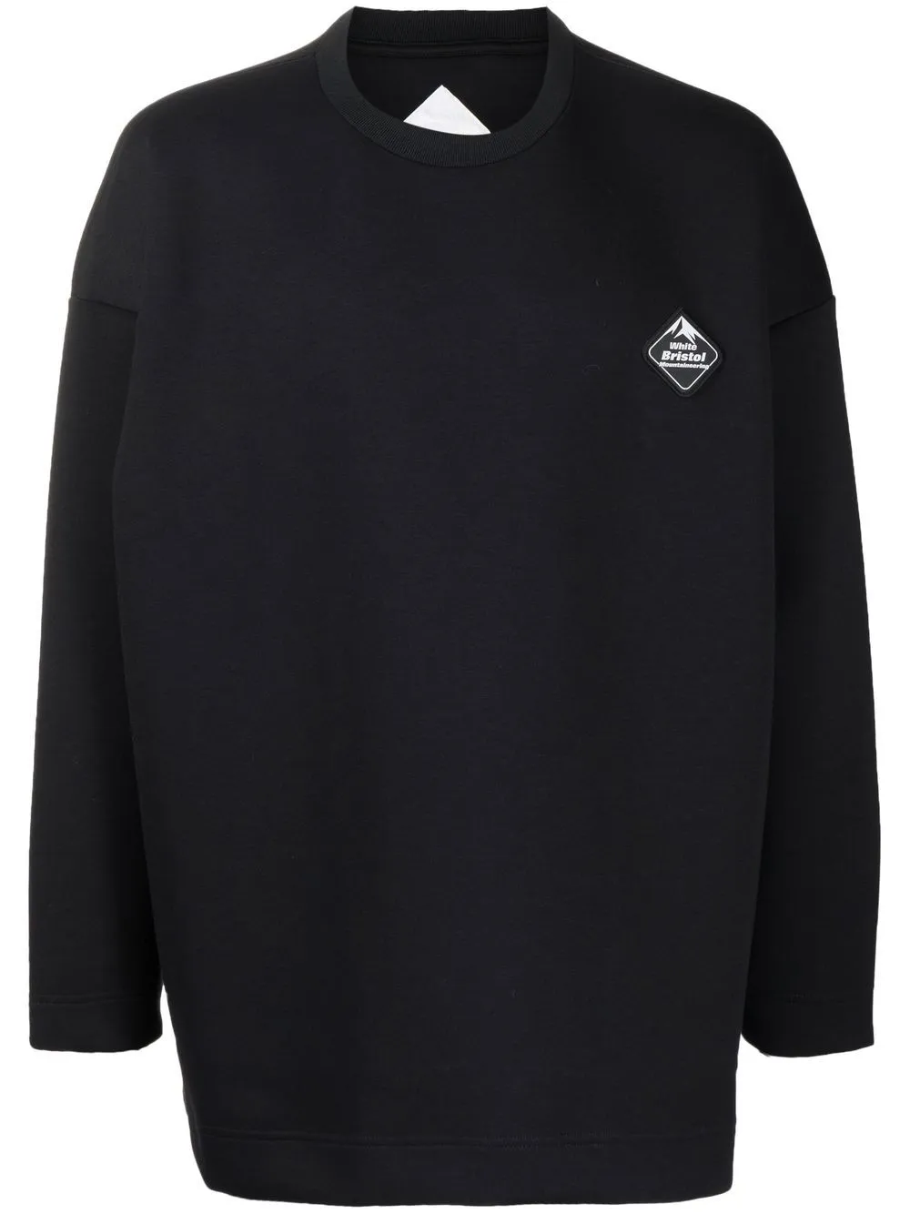 Patch-Detail Crew-Neck Sweatshirt