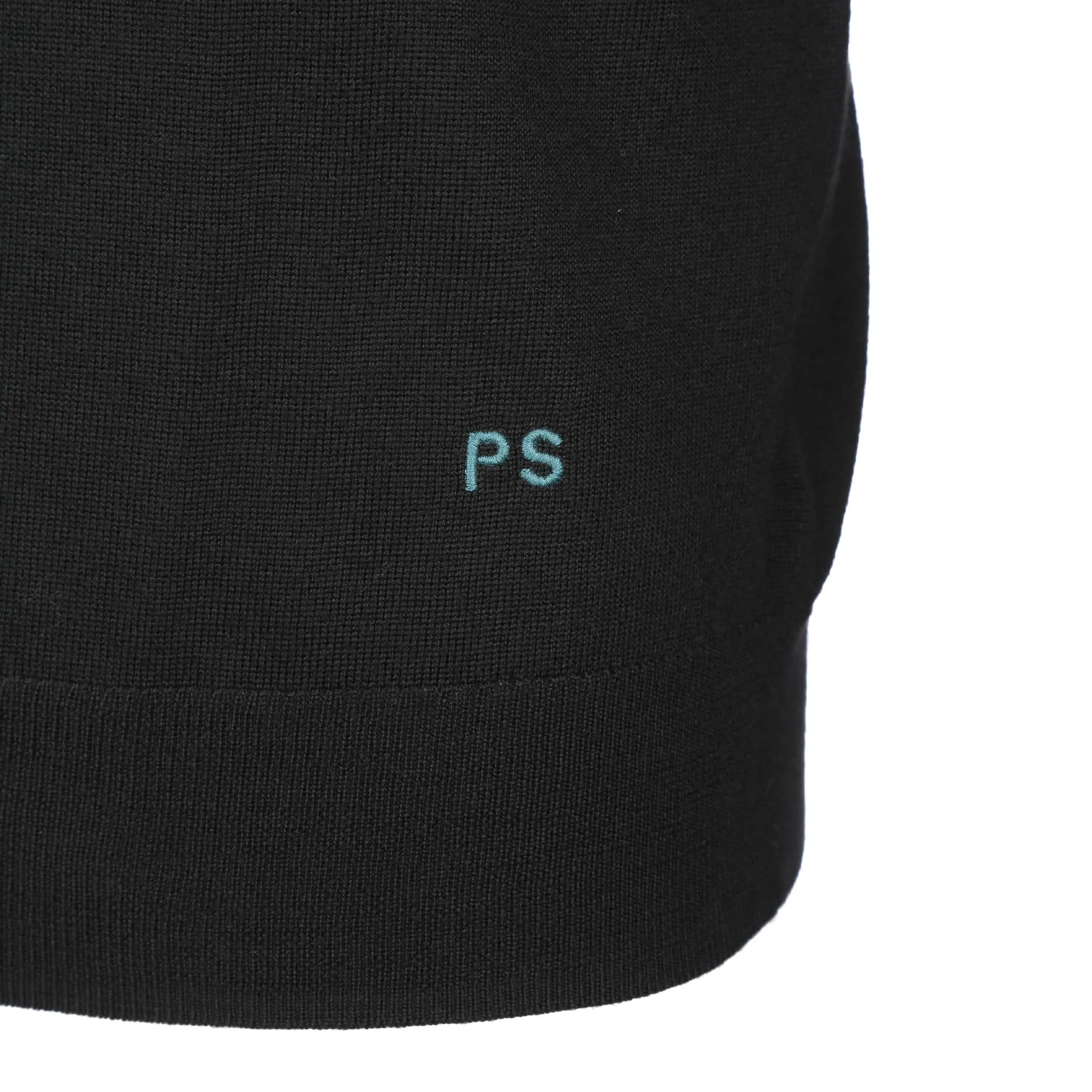 Paul Smith Trim Crew Neck Knitwear in Black