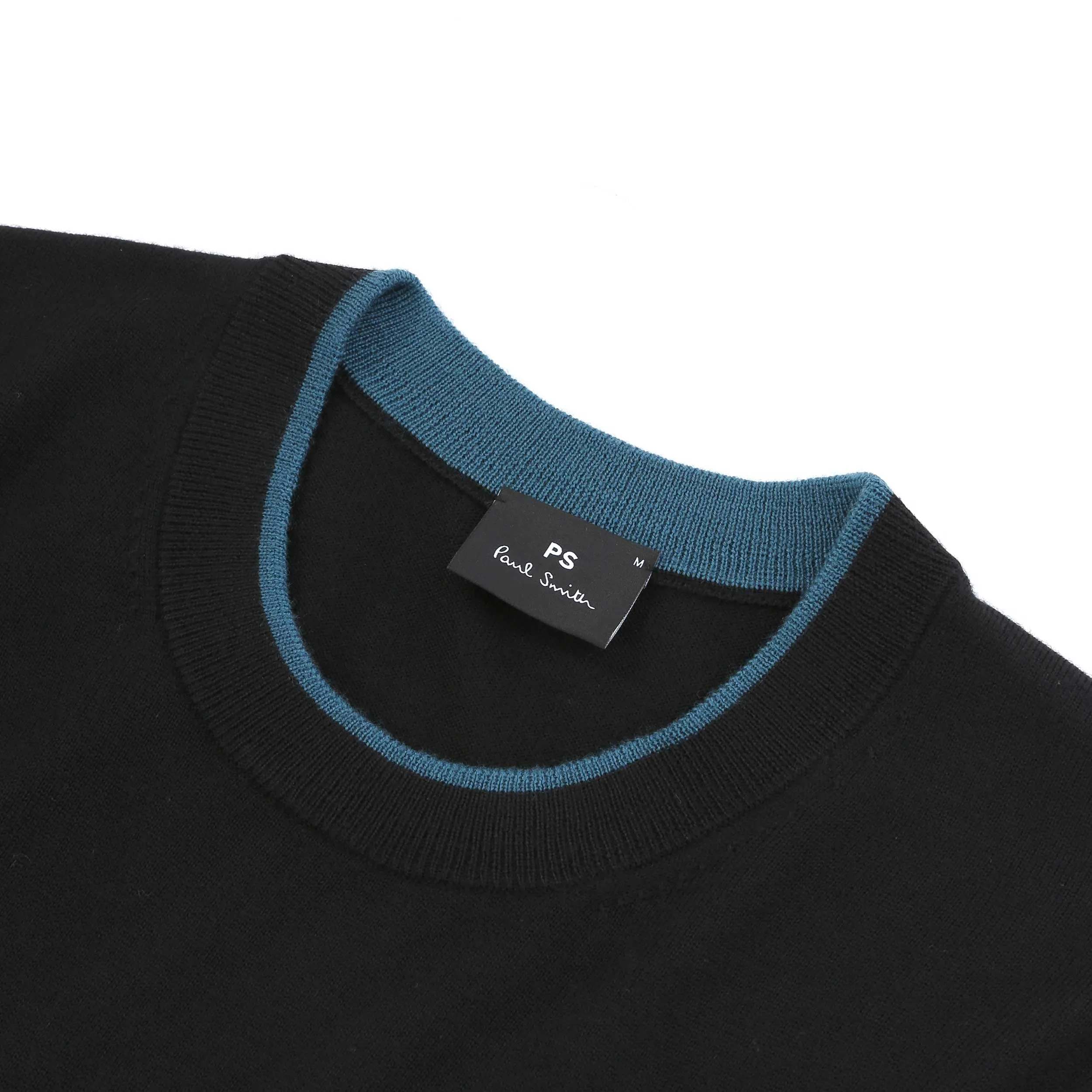 Paul Smith Trim Crew Neck Knitwear in Black