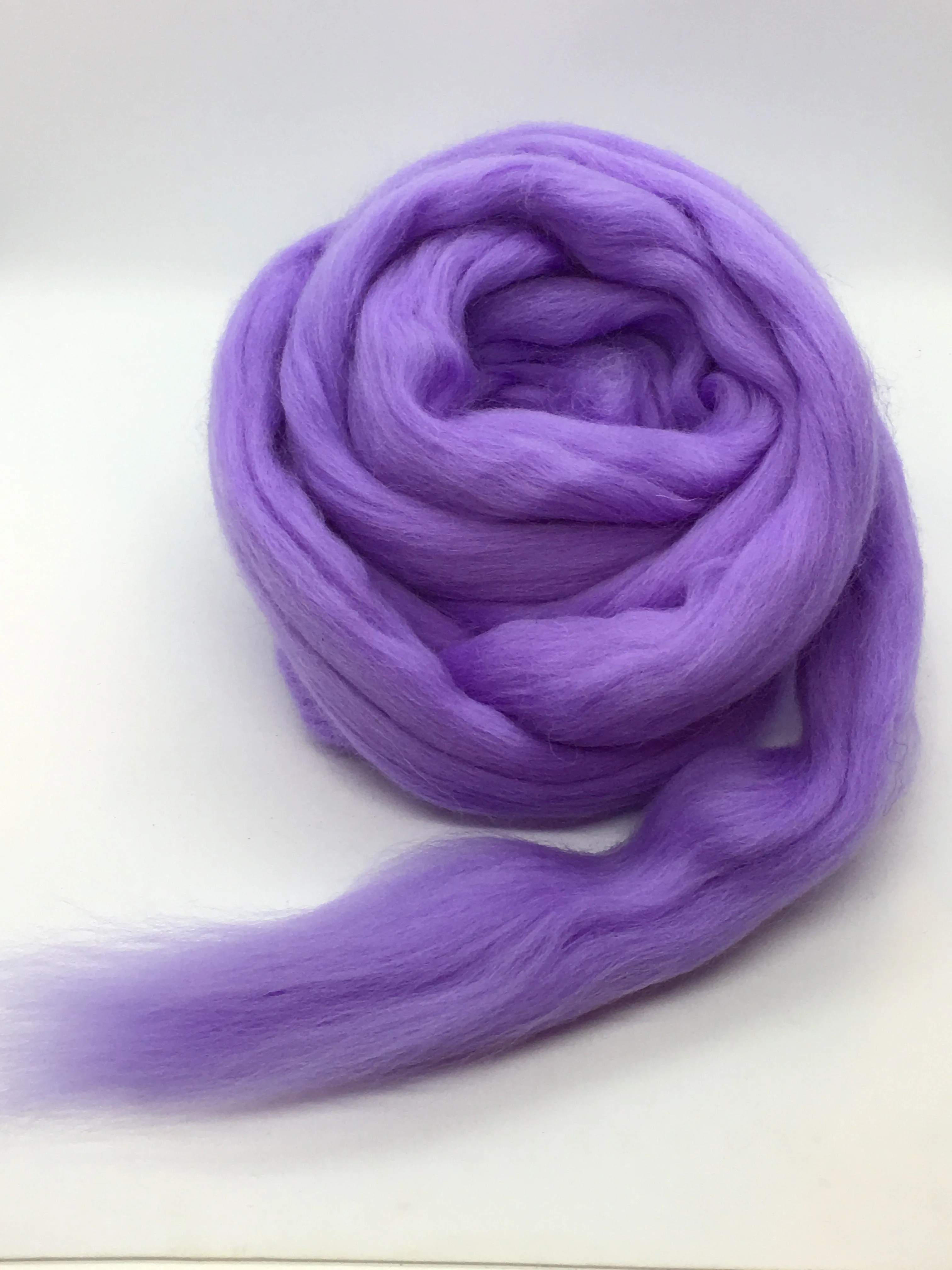 Periwinkle Purple Wool Roving