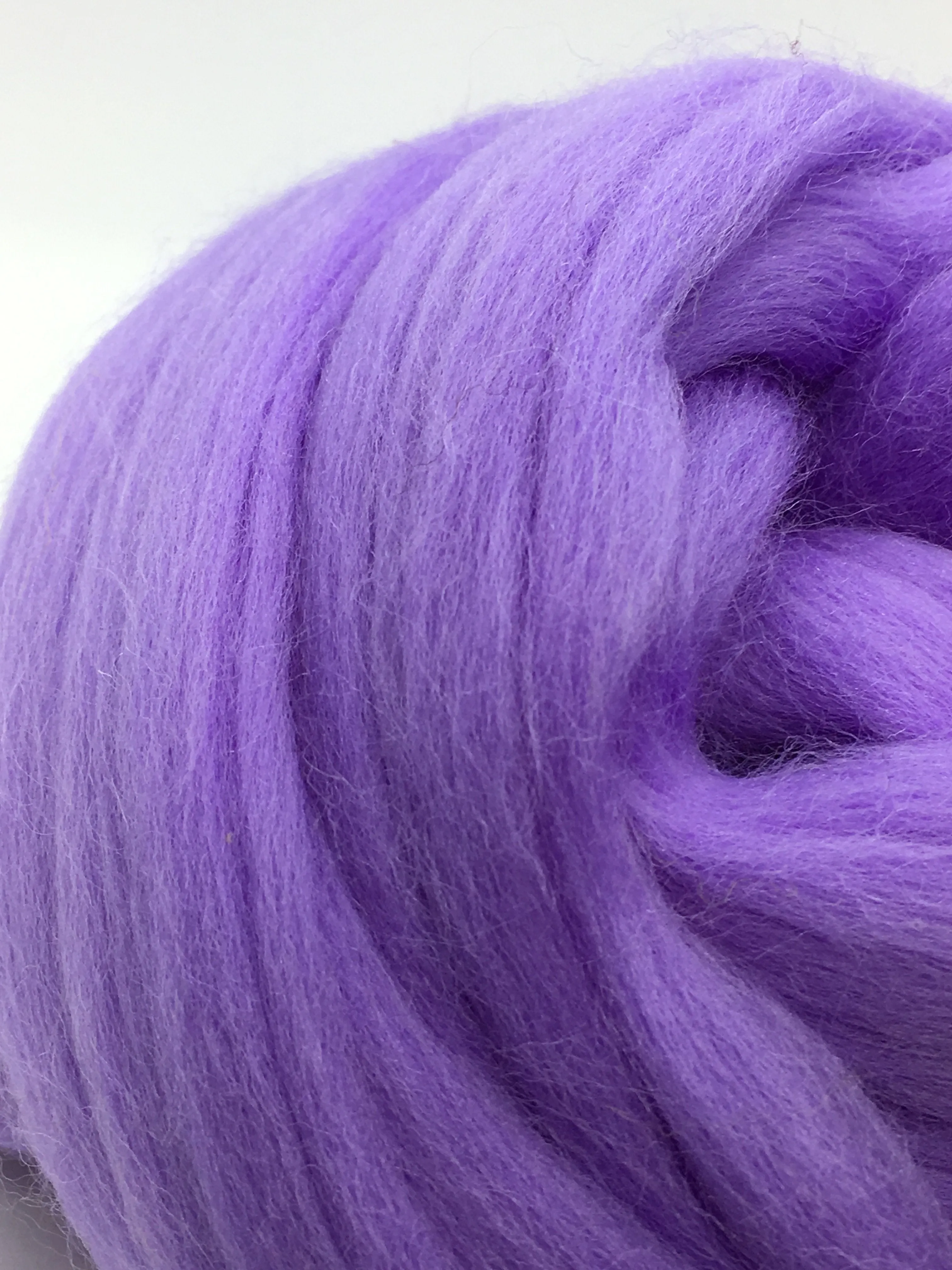 Periwinkle Purple Wool Roving