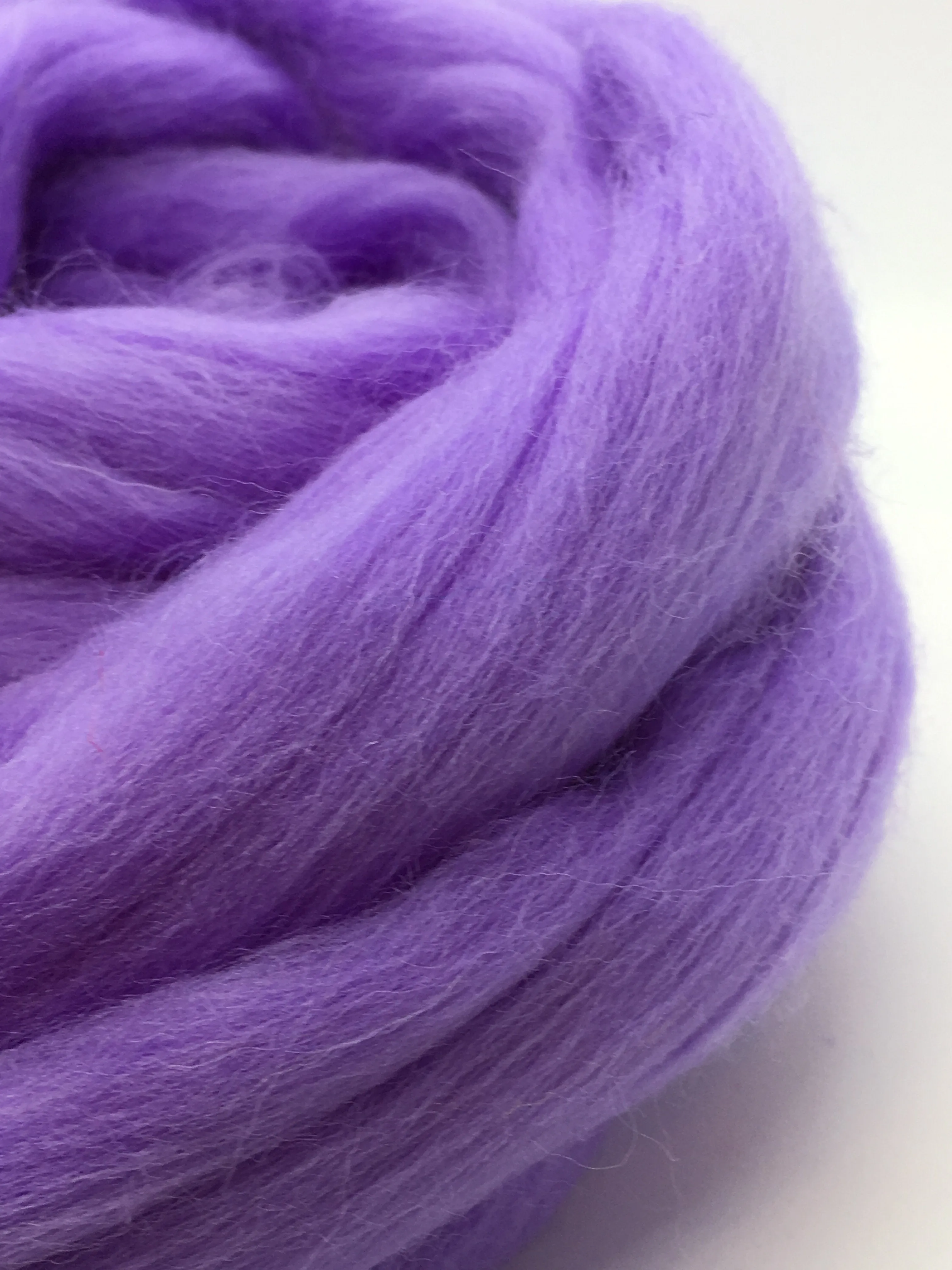 Periwinkle Purple Wool Roving