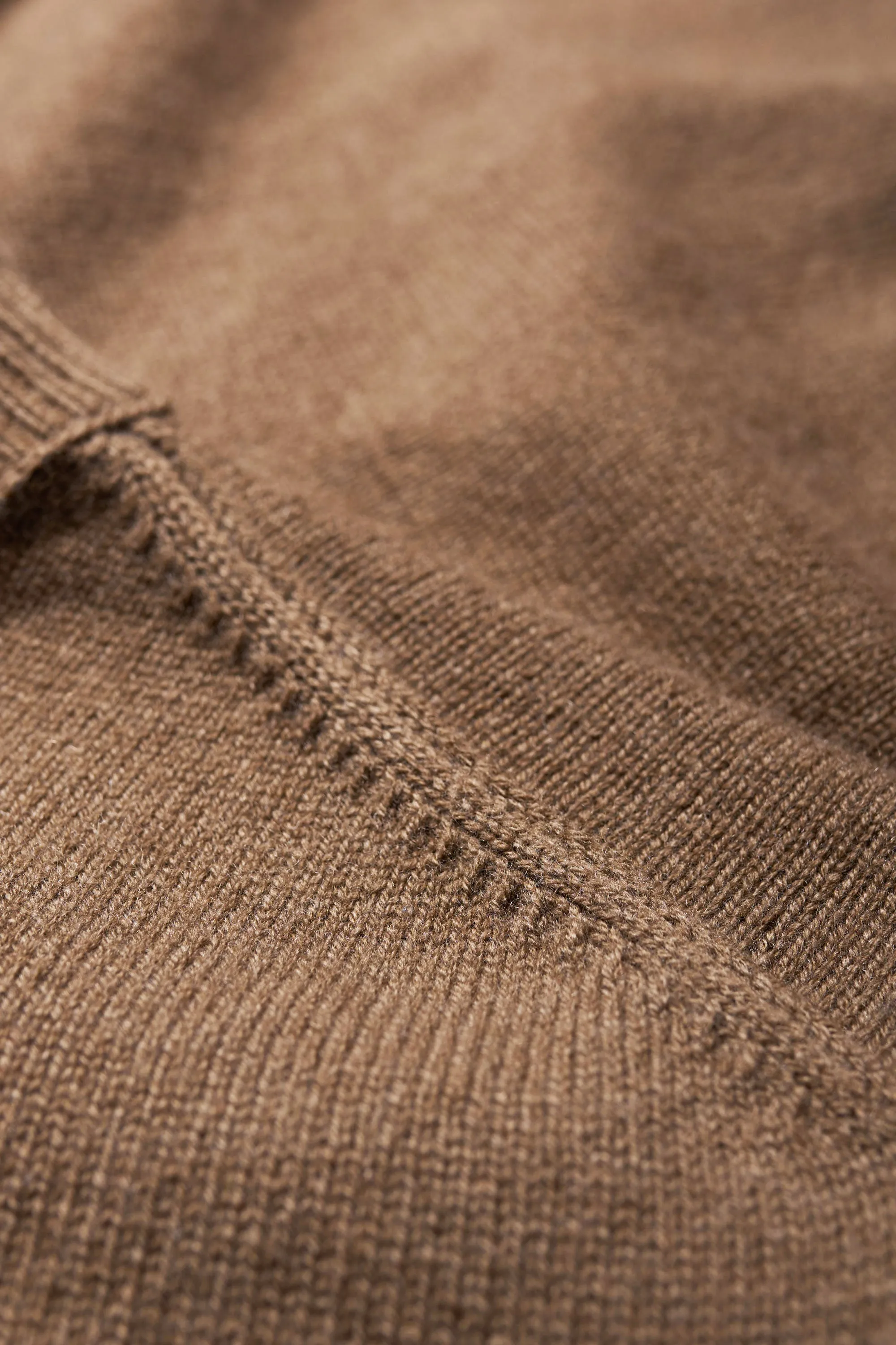 Photic Cashmere Sweater Mid Brown