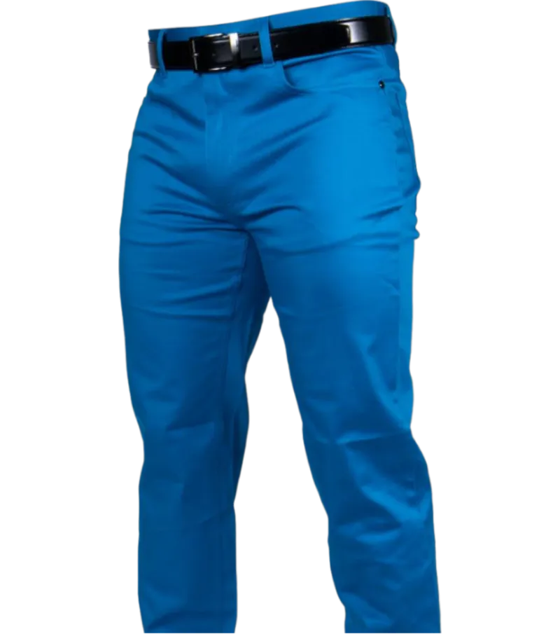 Prestige Royal Blue Men's Classic-Fit Jeans 100% Cotton