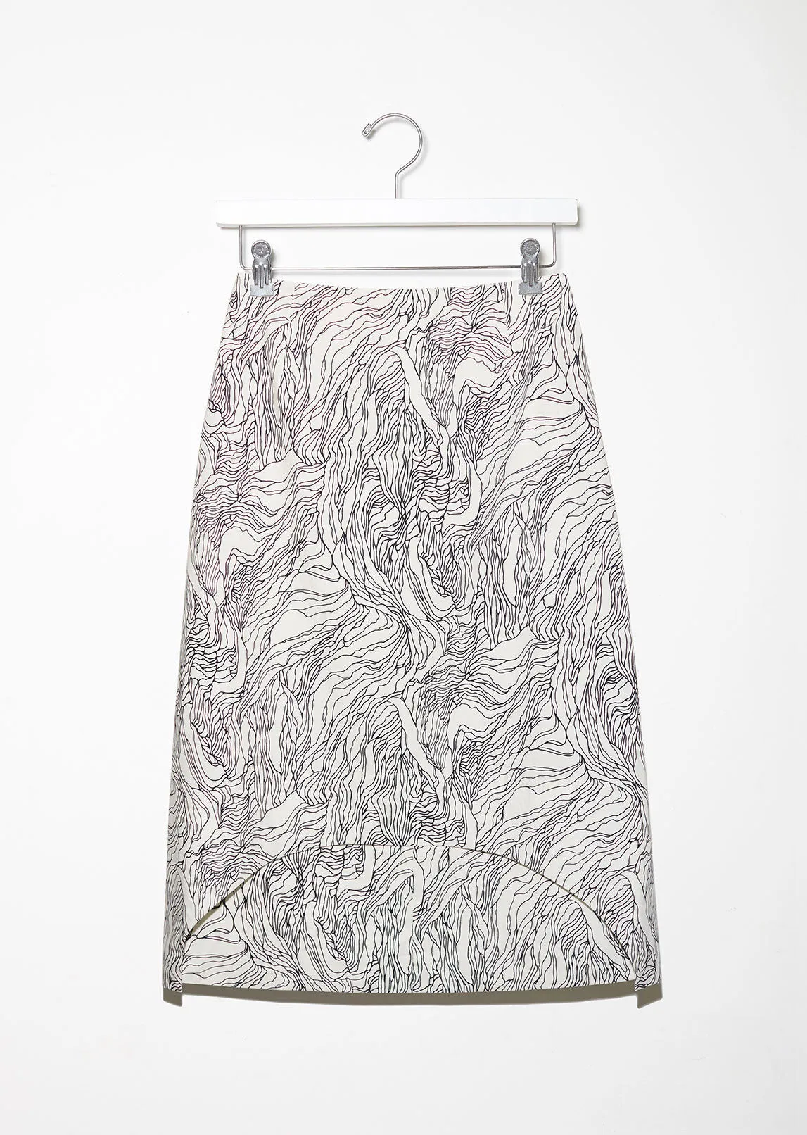 Printed Abstract Skirt