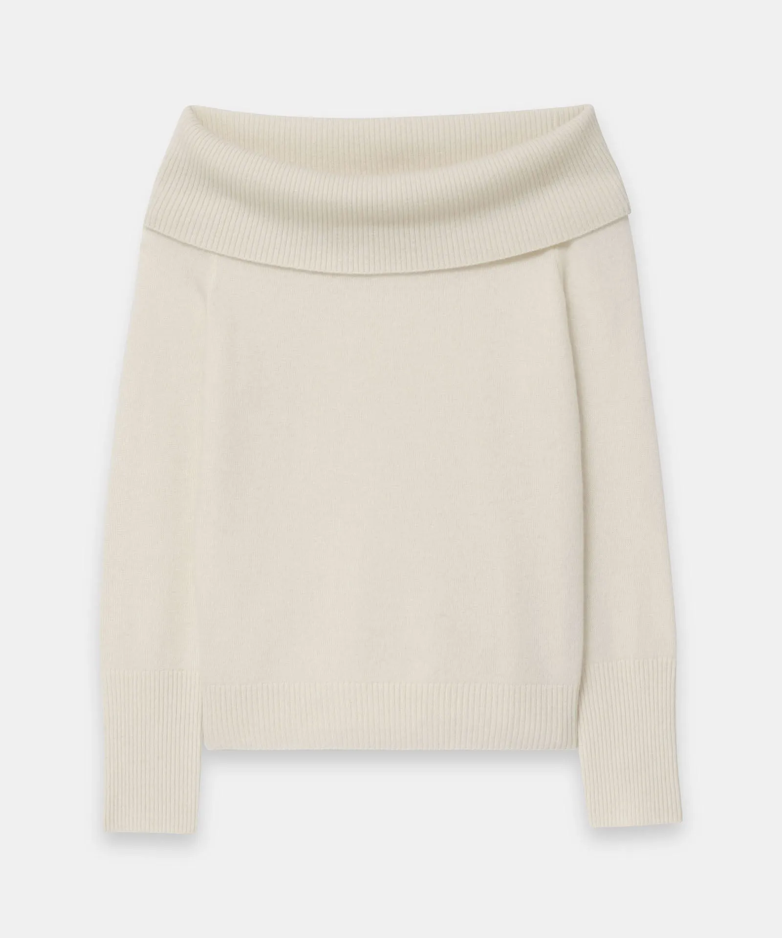 Signature Cashmere Off The Shoulder Sweater