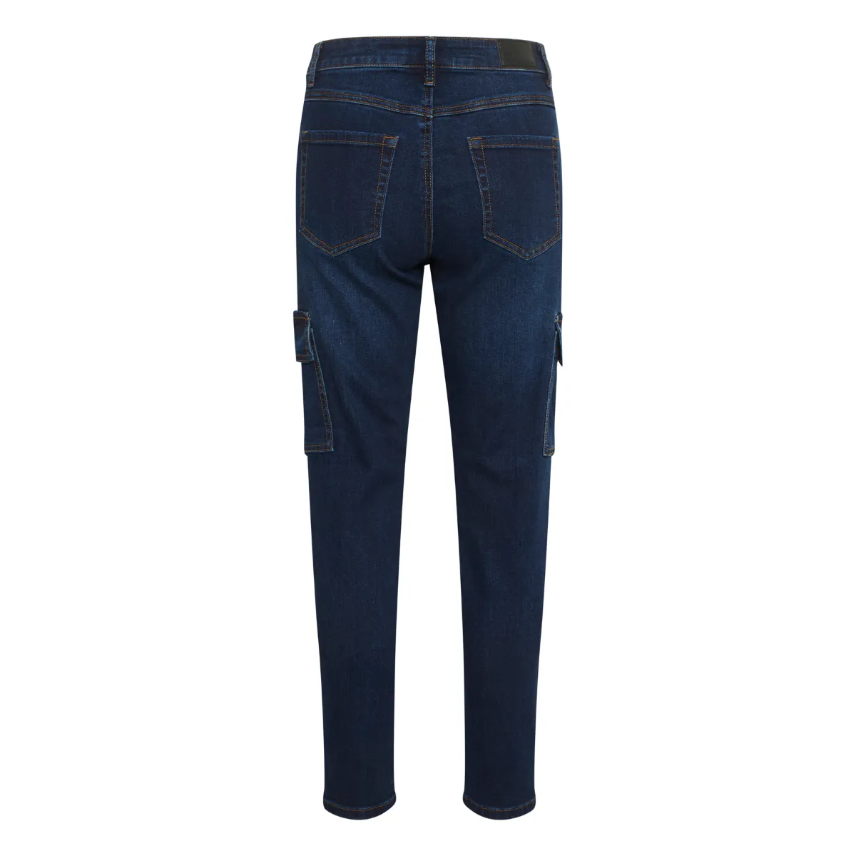 Sinem Cargo Jeans 7/8 Dark Blue Denim (LIVE)