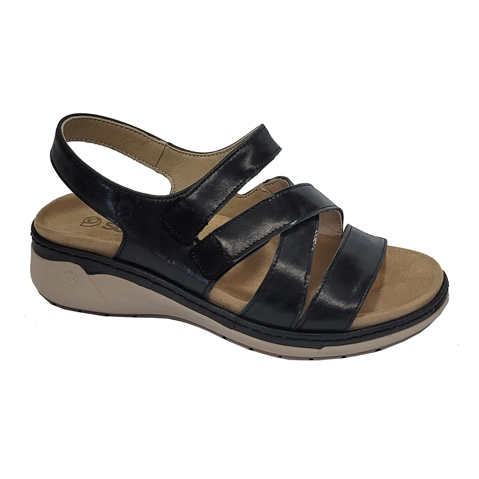 Suave Velas Backstrap Sandal (Women) - Black