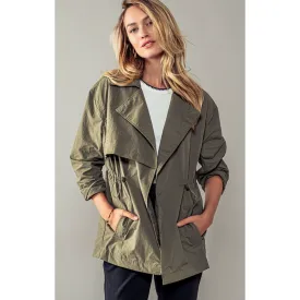 The Sag Harbor Olive Windbreaker Jacket