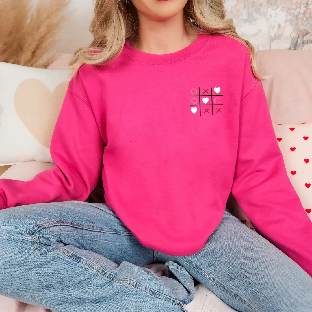 Tic-Tac Toe Crewneck Sweatshirt