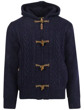 Tokyo Laundry Navy Knitted Hoodie