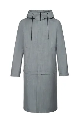 TRENT LIGHT GREY MODERN WATER RESISTANT TOPCOAT