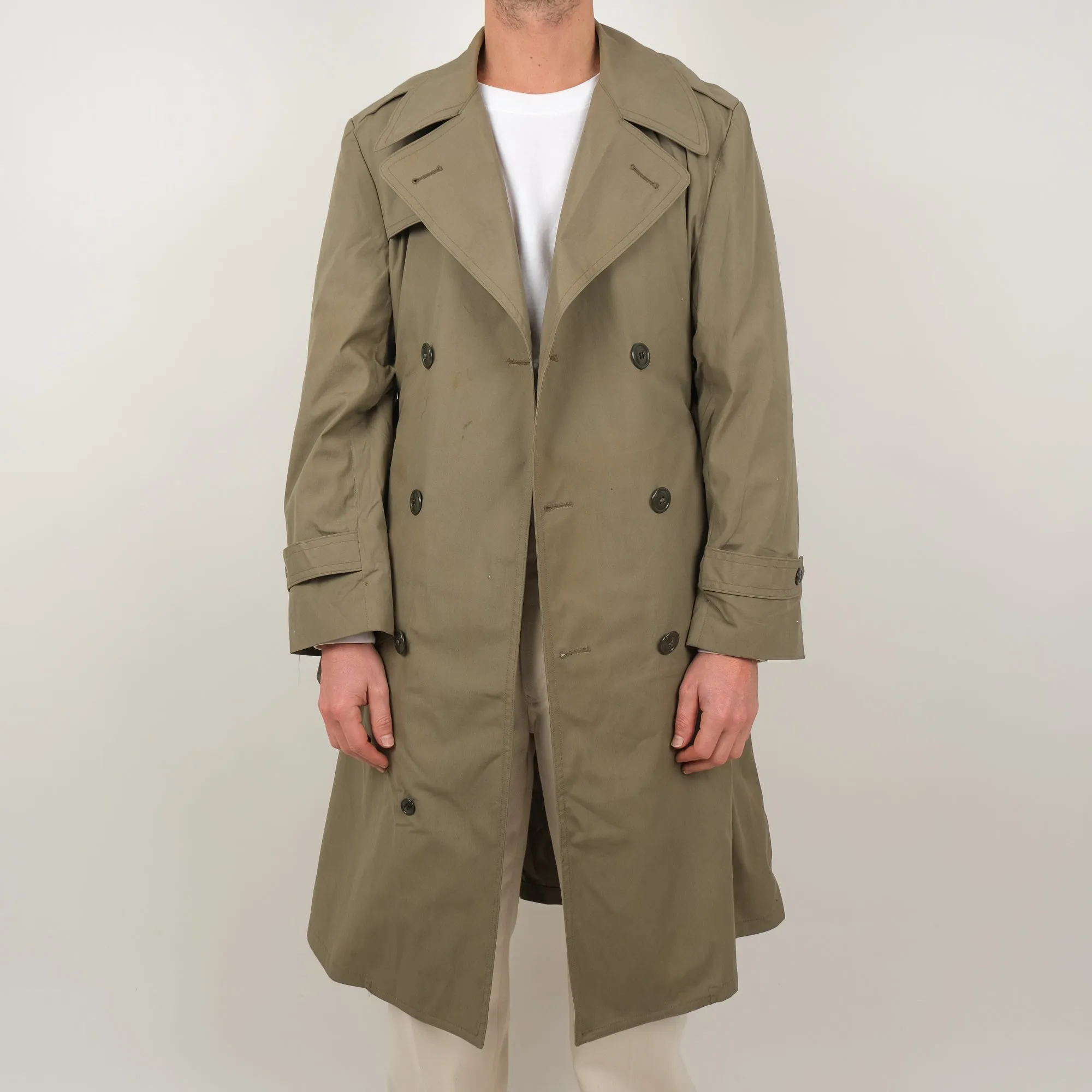 US GREIGE RAINCOAT