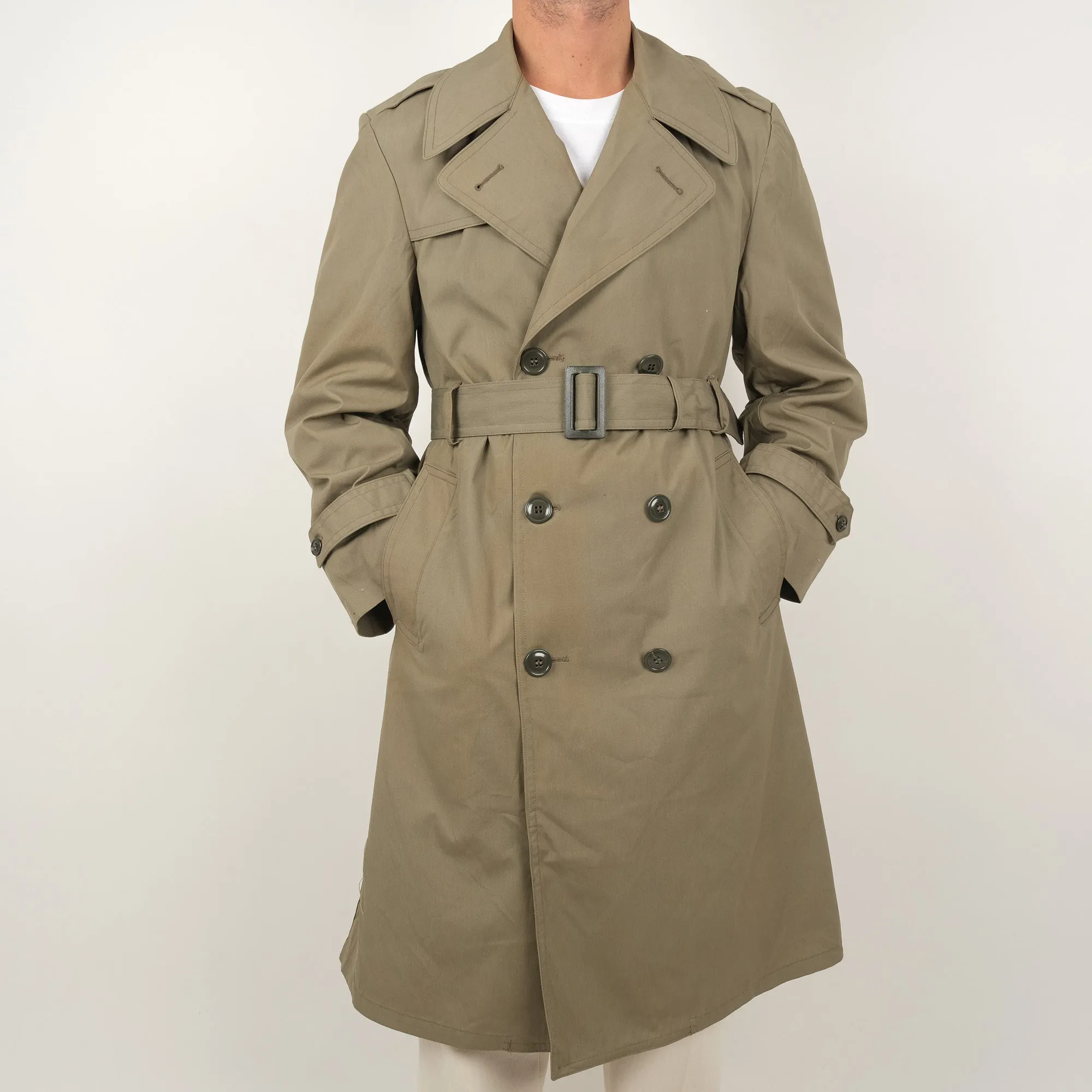 US GREIGE RAINCOAT