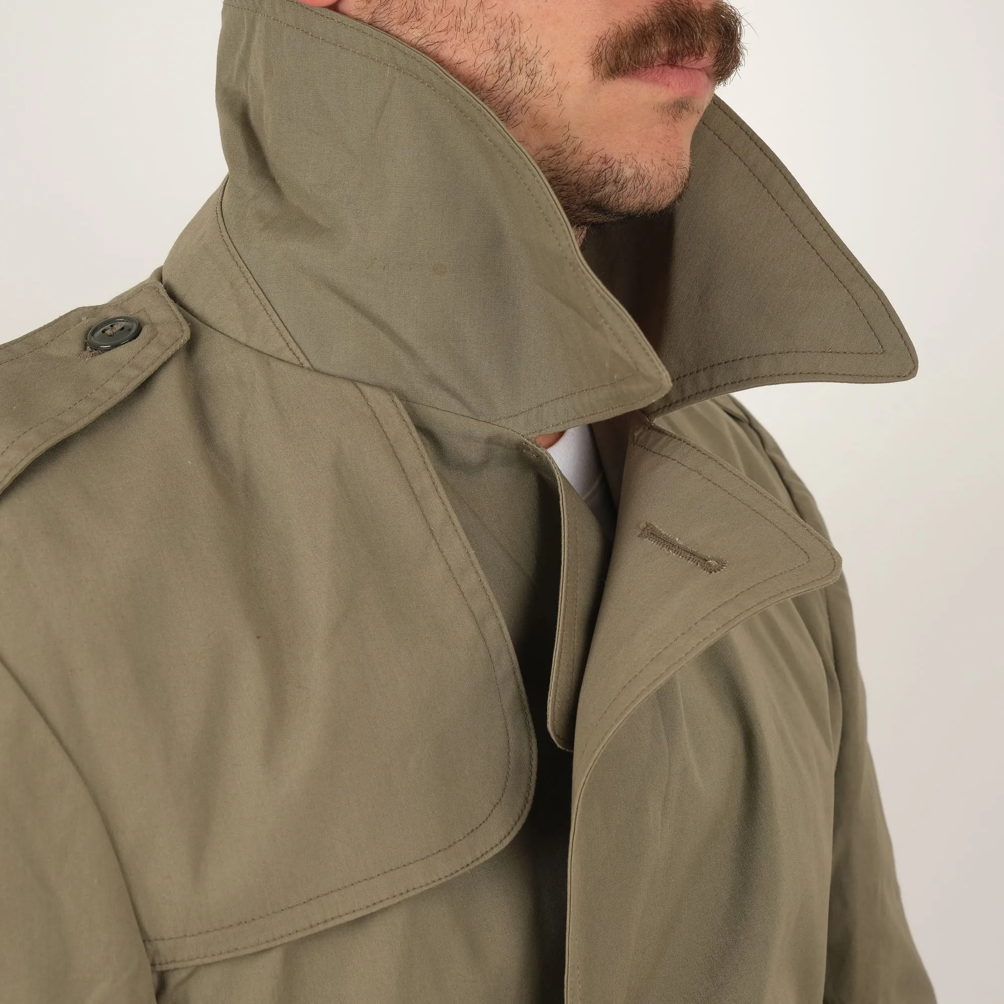 US GREIGE RAINCOAT