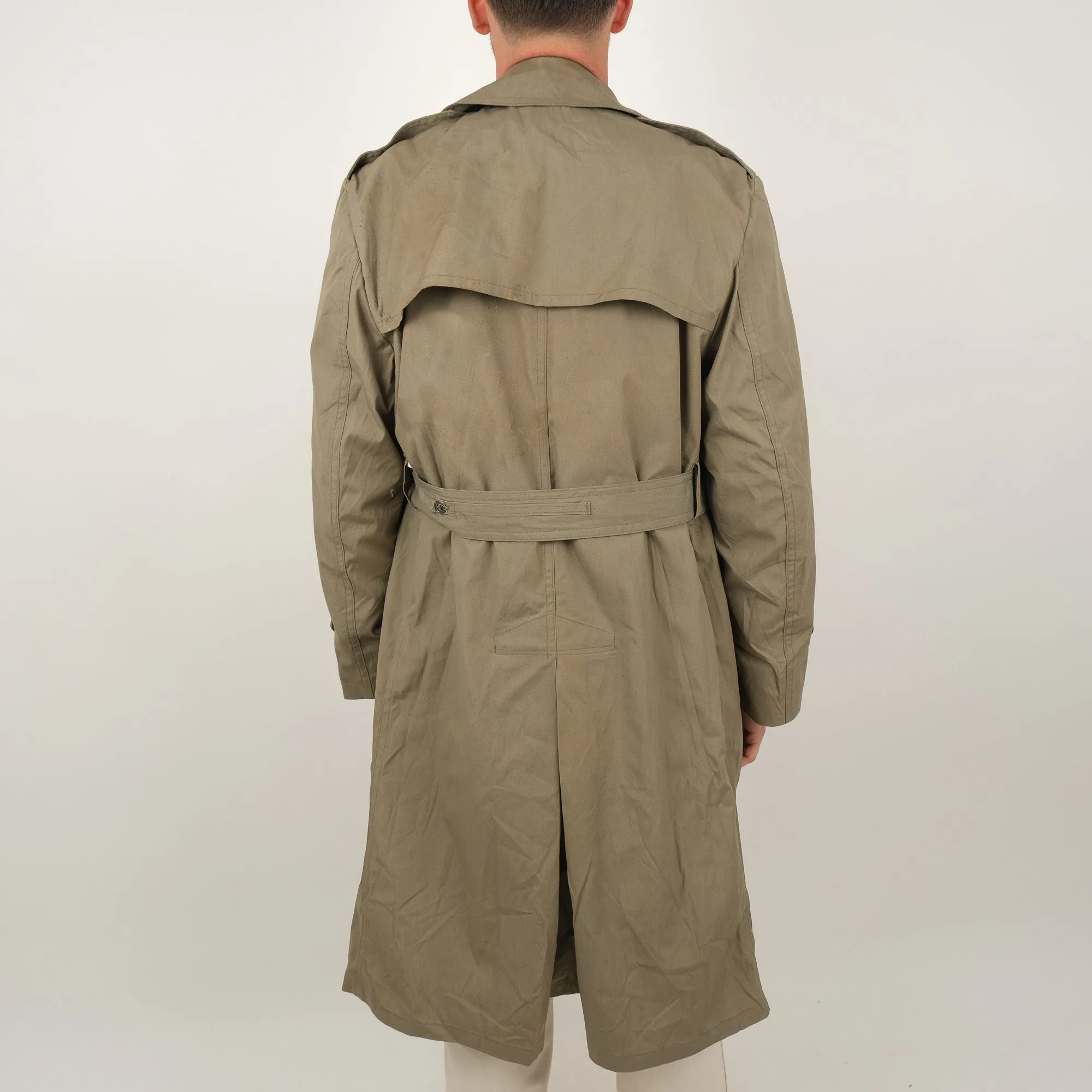 US GREIGE RAINCOAT