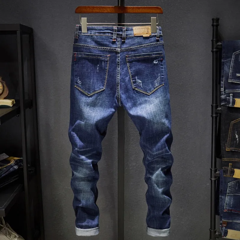 West Louis™ High Street Destroyed Rip Jeans